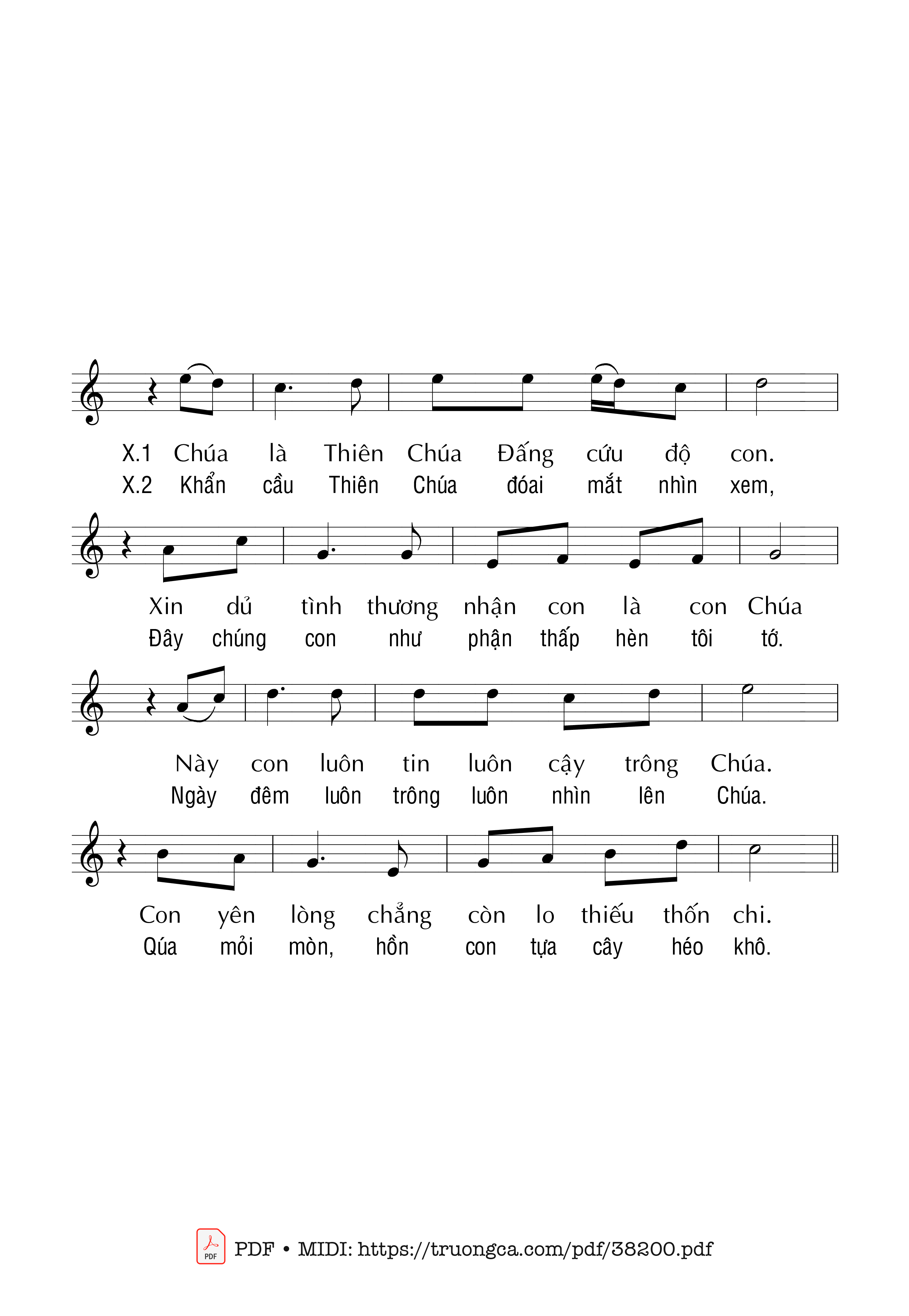 Trang 2 của Sheet nhạc PDF bài hát Xin Dủ Lòng Thương - Duy Linh Phn