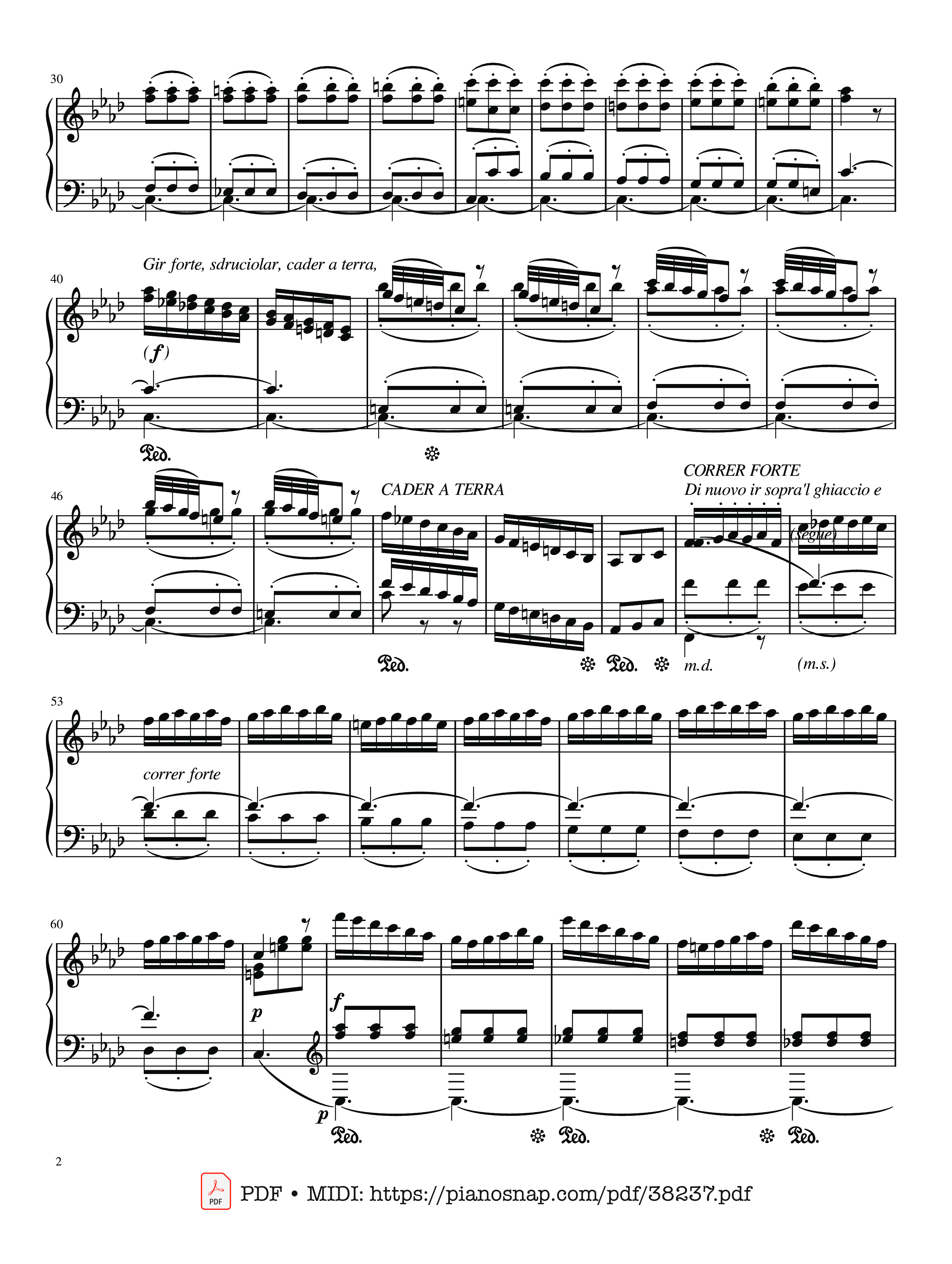 Trang 2 của Sheet nhạc PDF bài hát The Four Seasons - L
