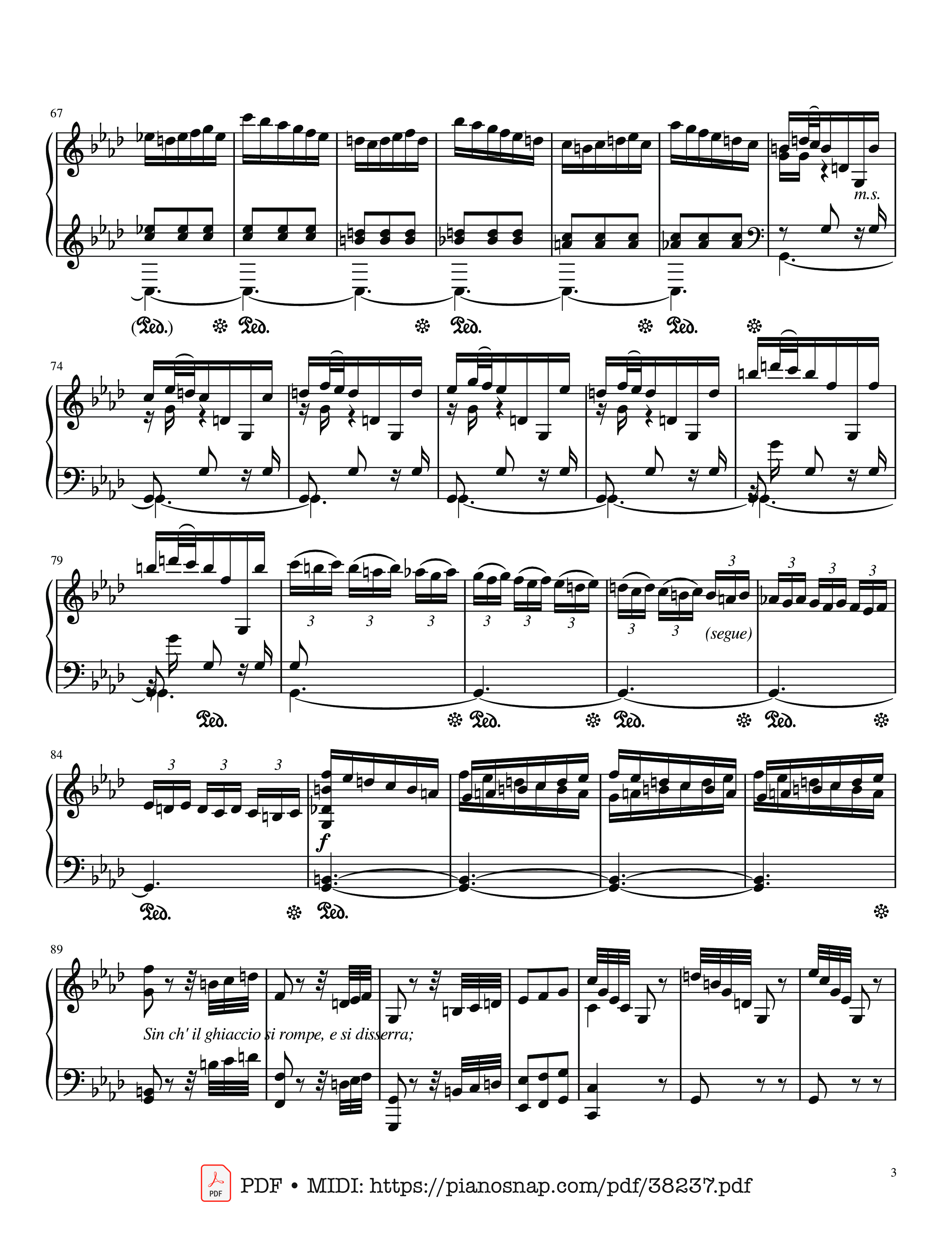 Trang 3 của Sheet nhạc PDF bài hát The Four Seasons - L