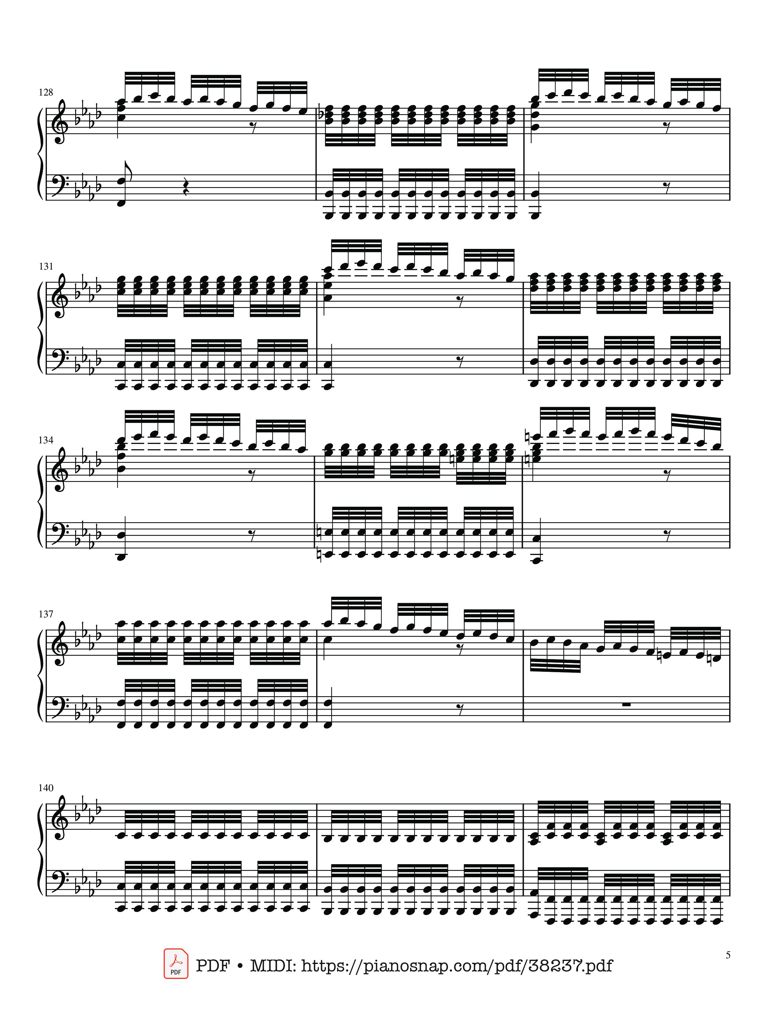 Trang 5 của Sheet nhạc PDF bài hát The Four Seasons - L