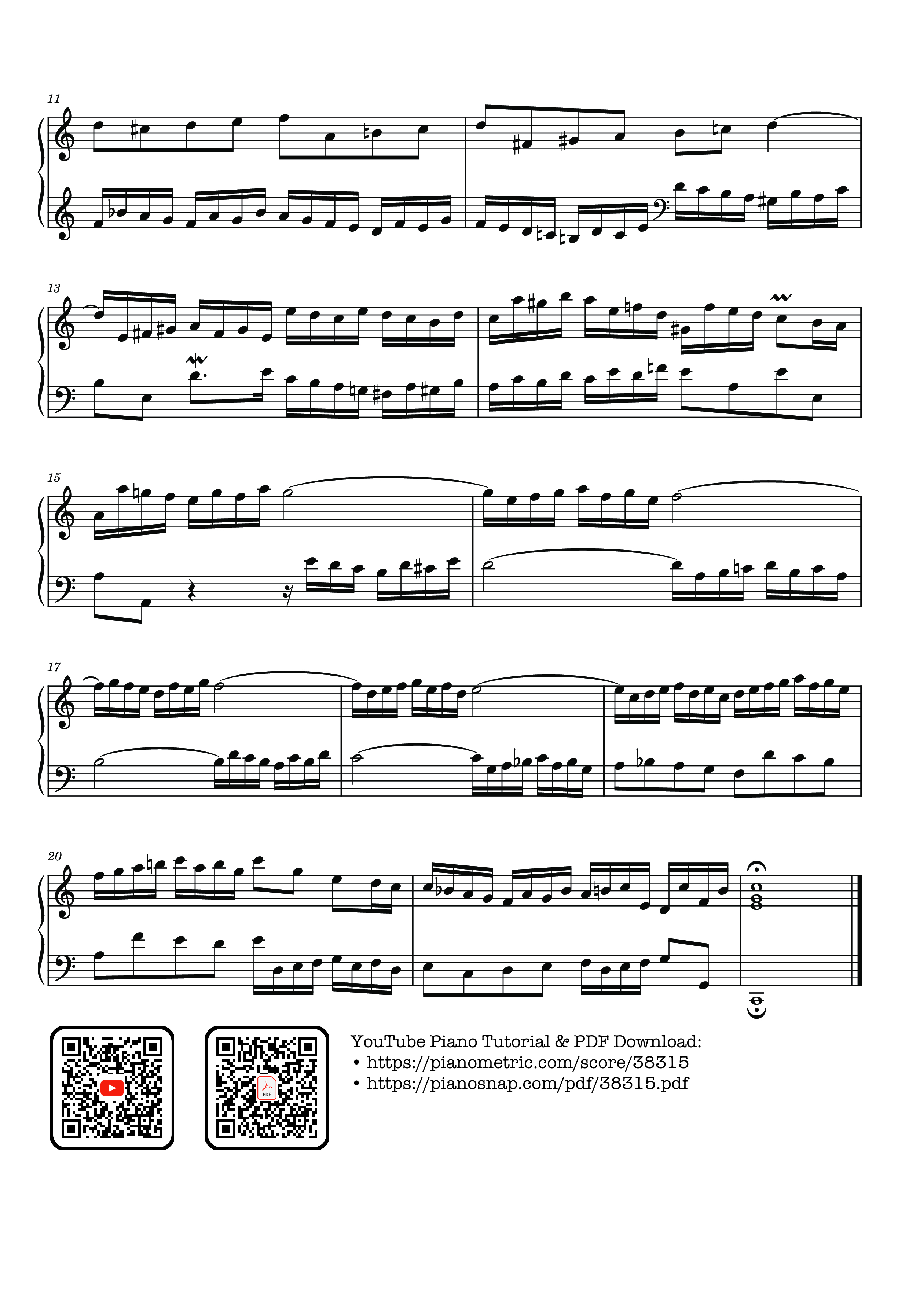 Trang 2 của Sheet nhạc PDF bài hát Invention 1 in C major BWV 772 - Johann Sebastian Bach