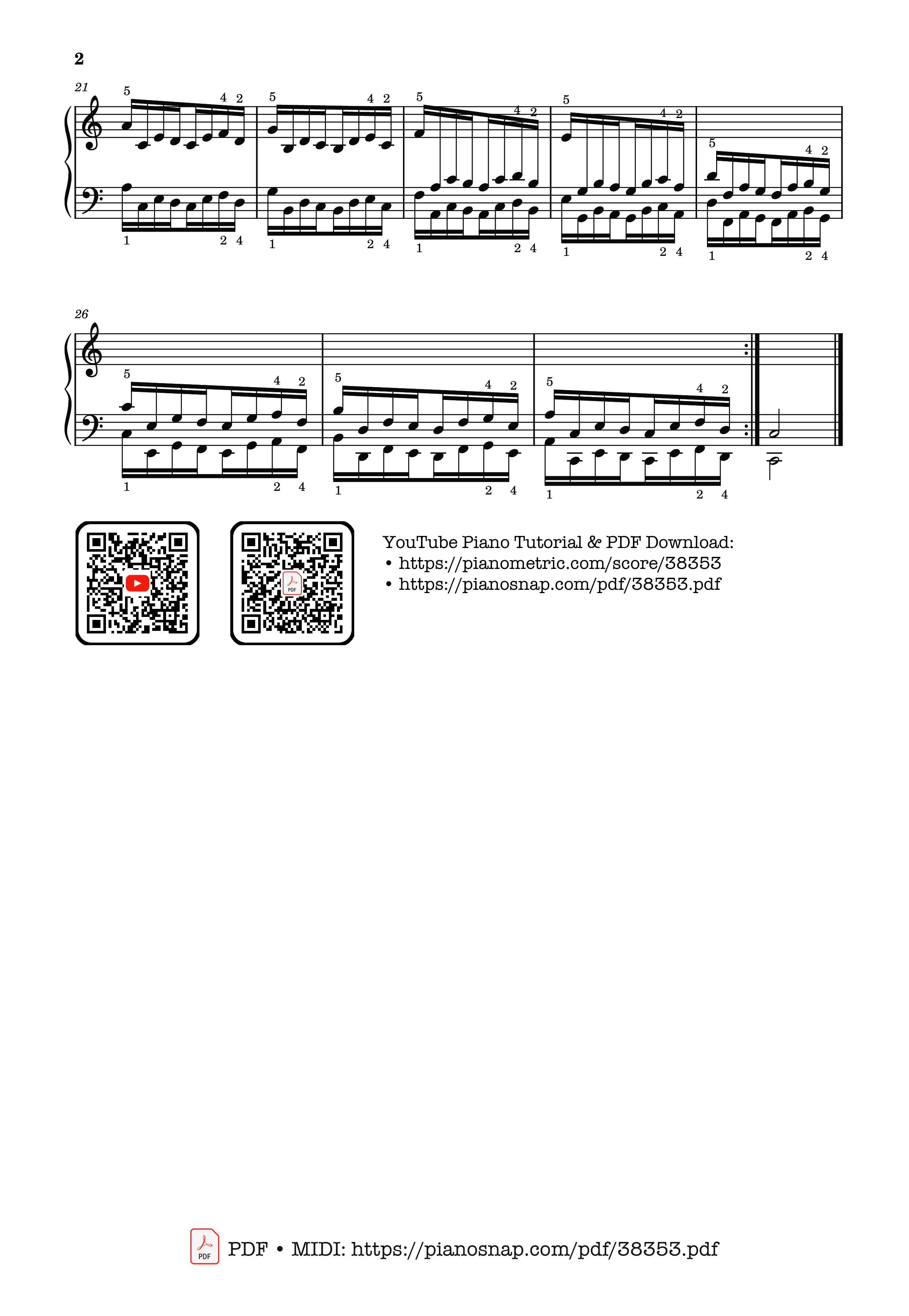 Trang 2 của Sheet nhạc PDF bài hát Hanon - The Virtuoso Pianist No. 19 - Charles-Louis Hanon