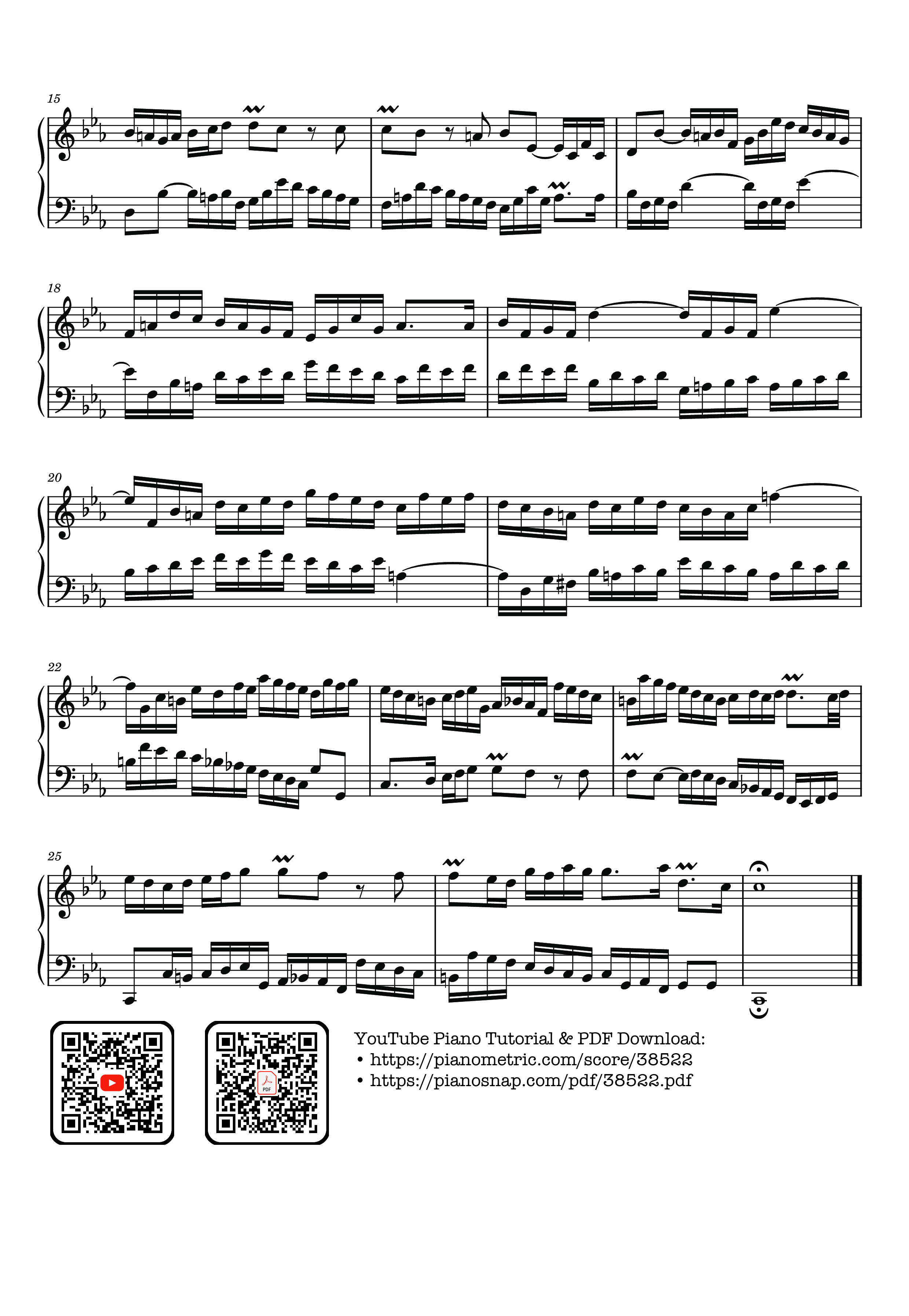 Trang 2 của Sheet nhạc PDF bài hát Invention 2 in C minor BWV 773 - Johann Sebastian Bach
