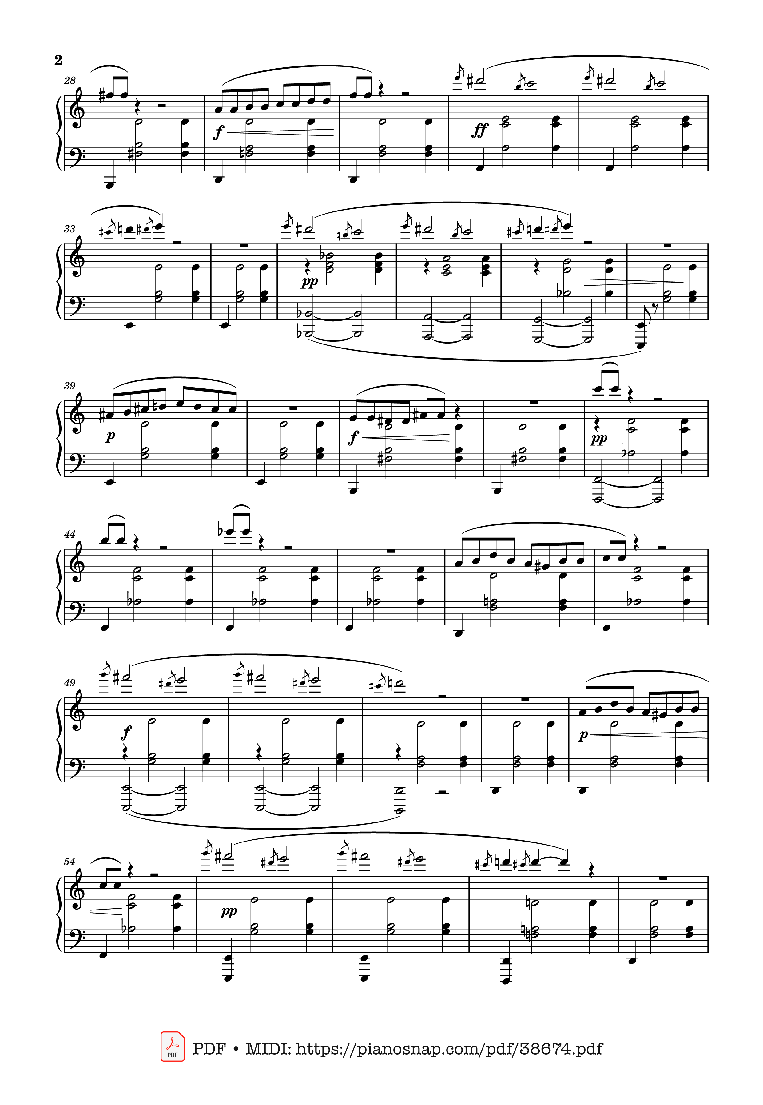 Trang 2 của Sheet nhạc PDF bài hát Gnossienne No. 7 - Erik Satie