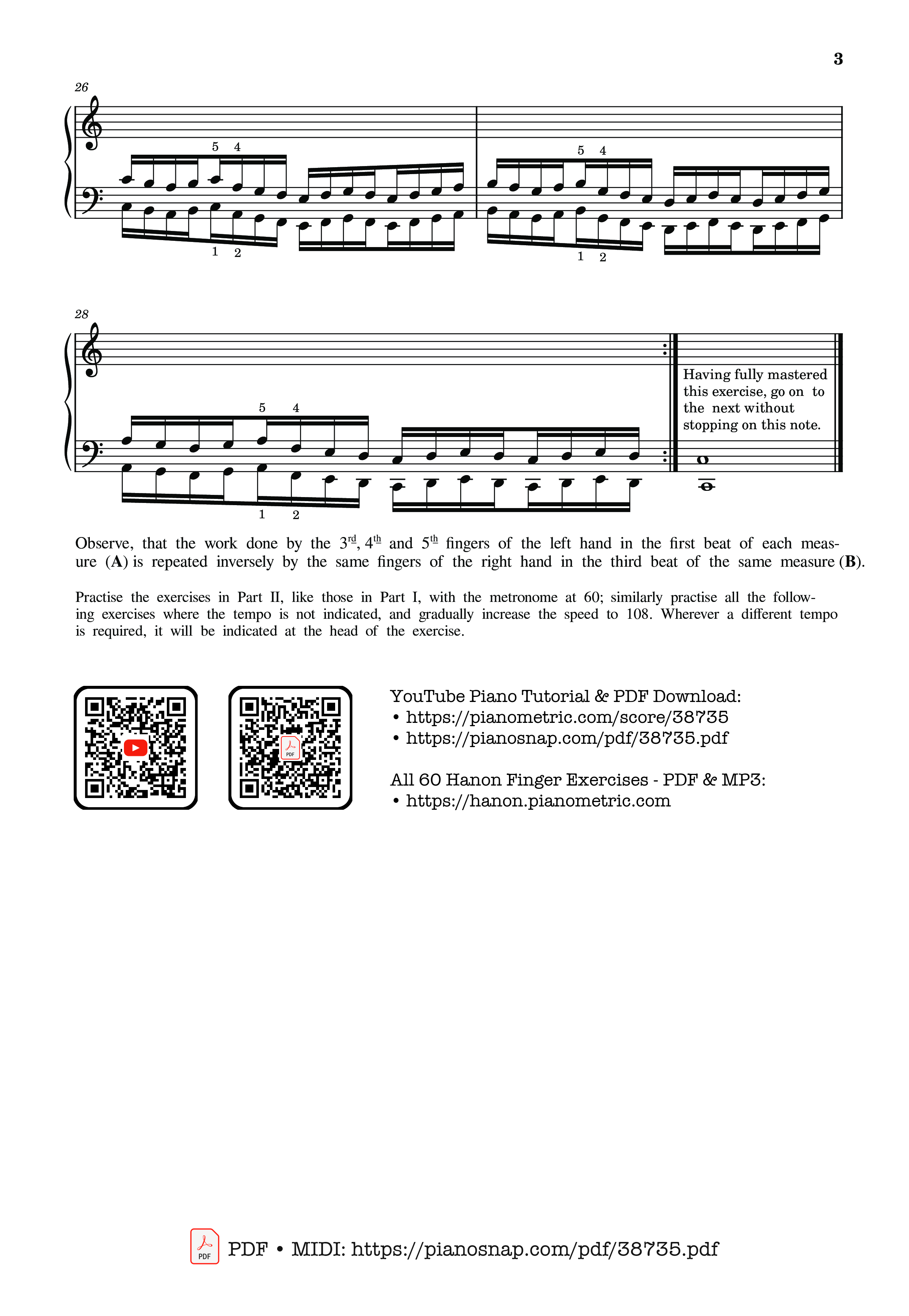 Trang 3 của Sheet nhạc PDF Piano bài hát Hanon - The Virtuoso Pianist No. 21 - Charles-Louis Hanon