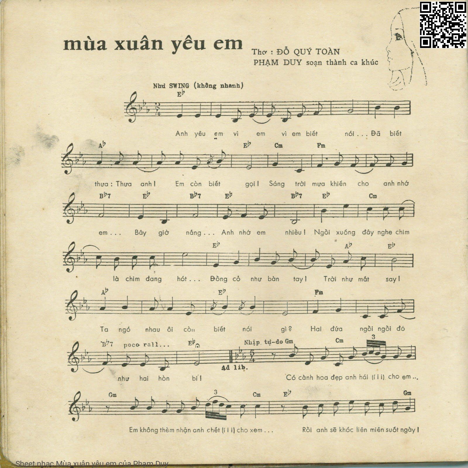 Mùa xuân yêu em - Phạm Duy