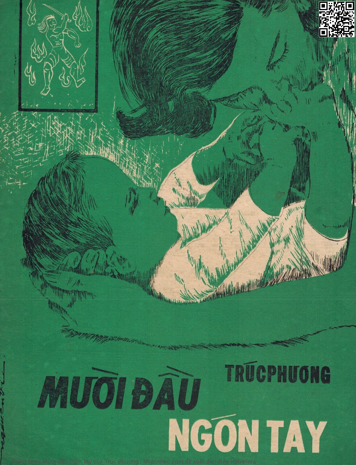 Trang 1 của Sheet nhạc PDF bài hát Mười đầu ngón tay - Trúc Phương, 1. Mười đầu ngón  tay thương không thôi lúc tượng hình hài. Đứng giữa  trời vây quanh u  hoài