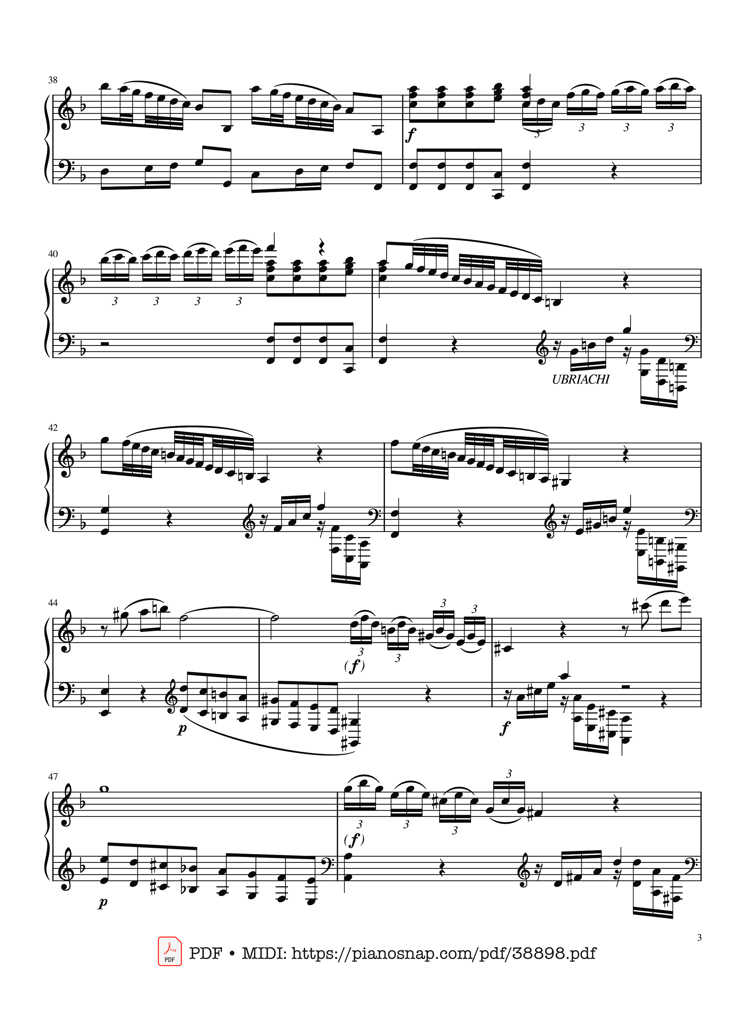 Trang 3 của Sheet nhạc PDF bài hát The Four Seasons - L