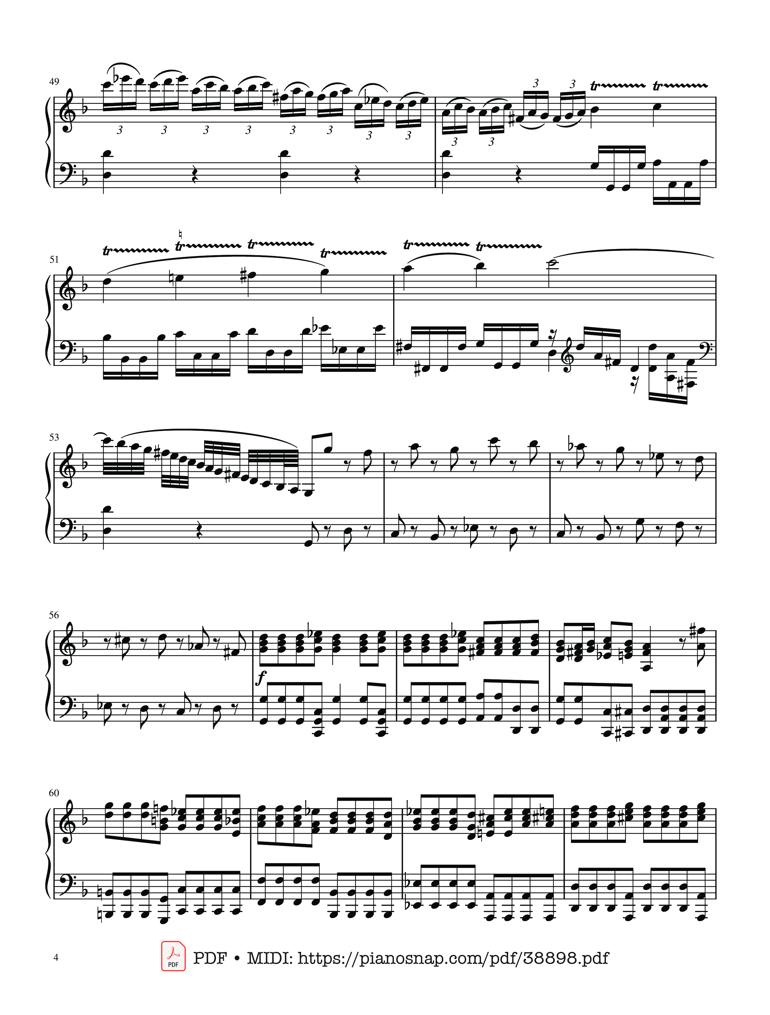 Trang 4 của Sheet nhạc PDF bài hát The Four Seasons - L