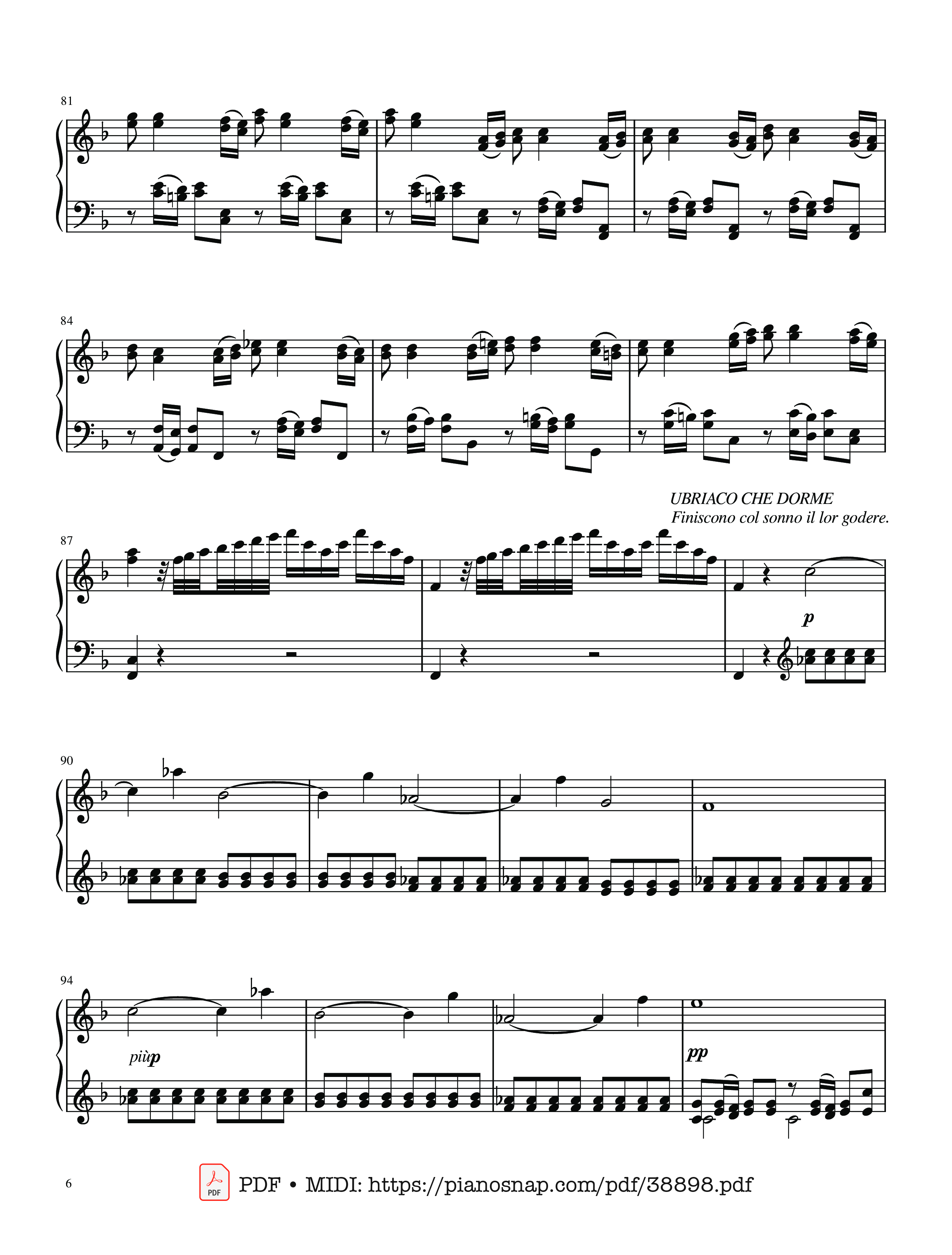 Trang 6 của Sheet nhạc PDF bài hát The Four Seasons - L