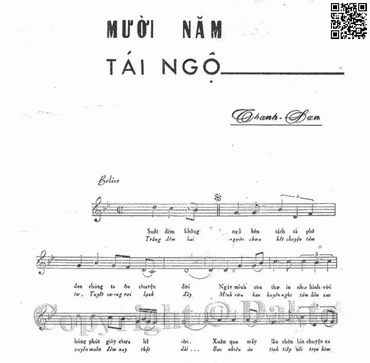 Trang 4 của Sheet nhạc PDF bài hát Mười năm tái ngộ - Thanh Sơn