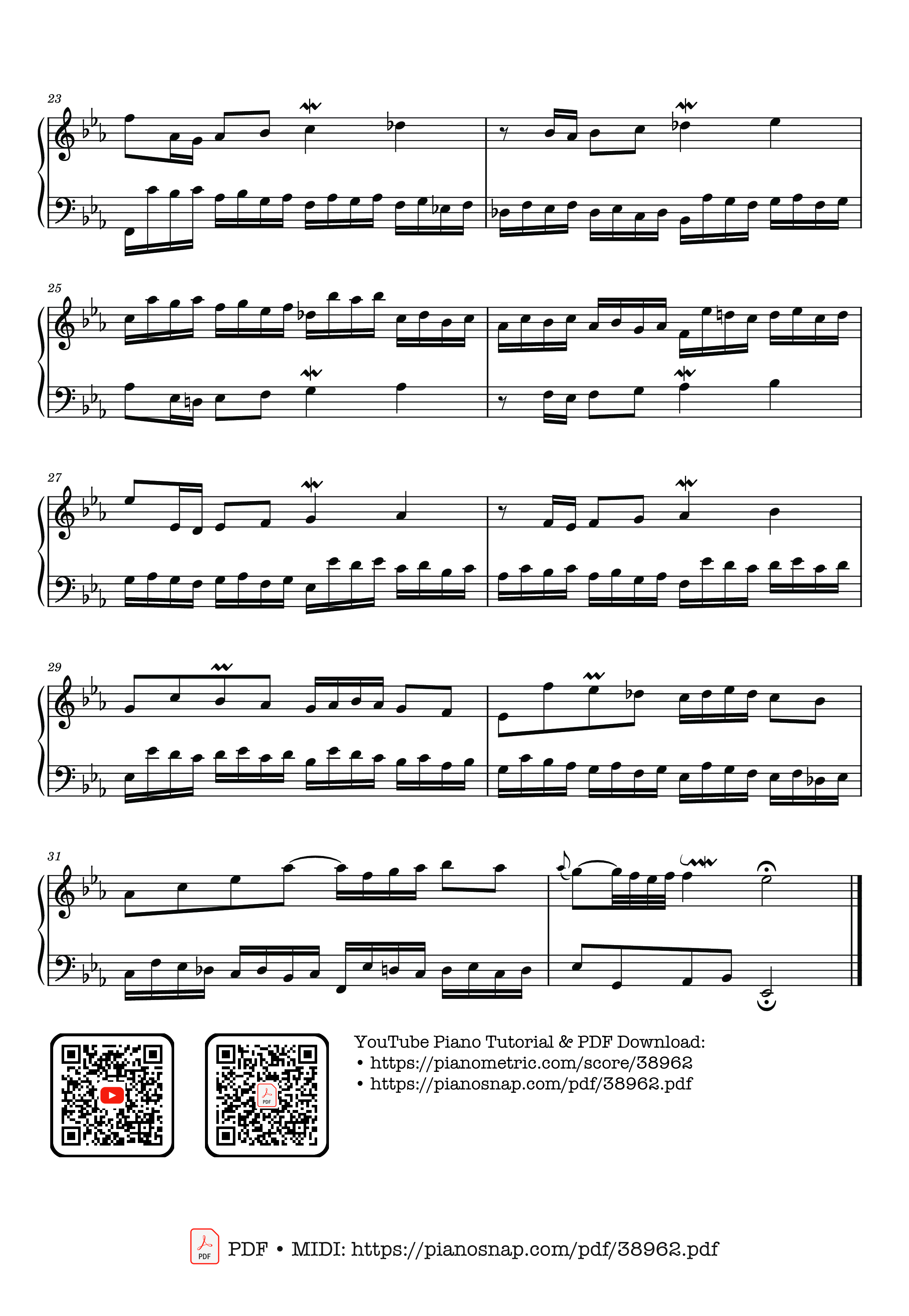 Trang 3 của Sheet nhạc PDF bài hát Invention No. 5 in E-flat Major, BWV 776 - Johann Sebastian Bach
