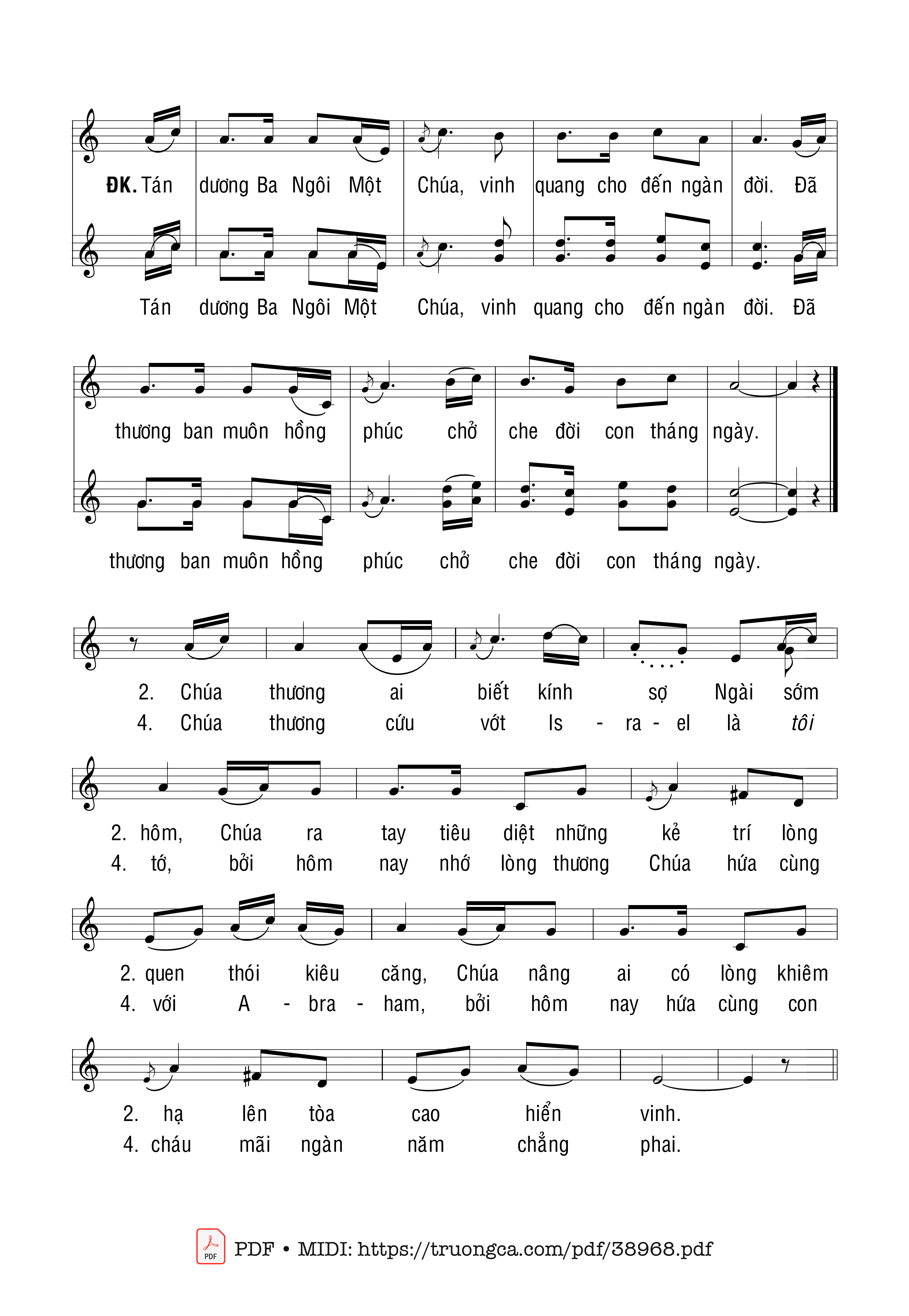 Trang 2 của Sheet nhạc PDF bài hát Tình Khúc Tri Ân 7 - Tri Văn Vinh