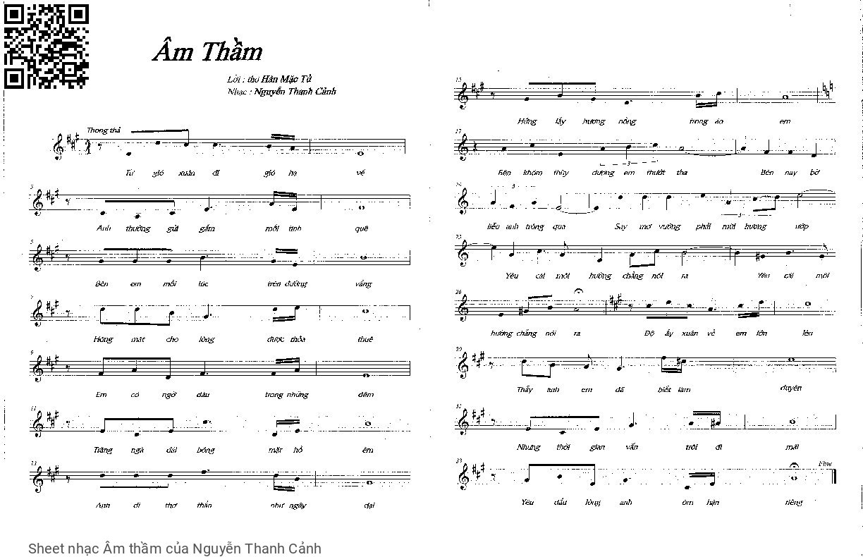 Âm thầm - Nguyễn Thanh Cảnh