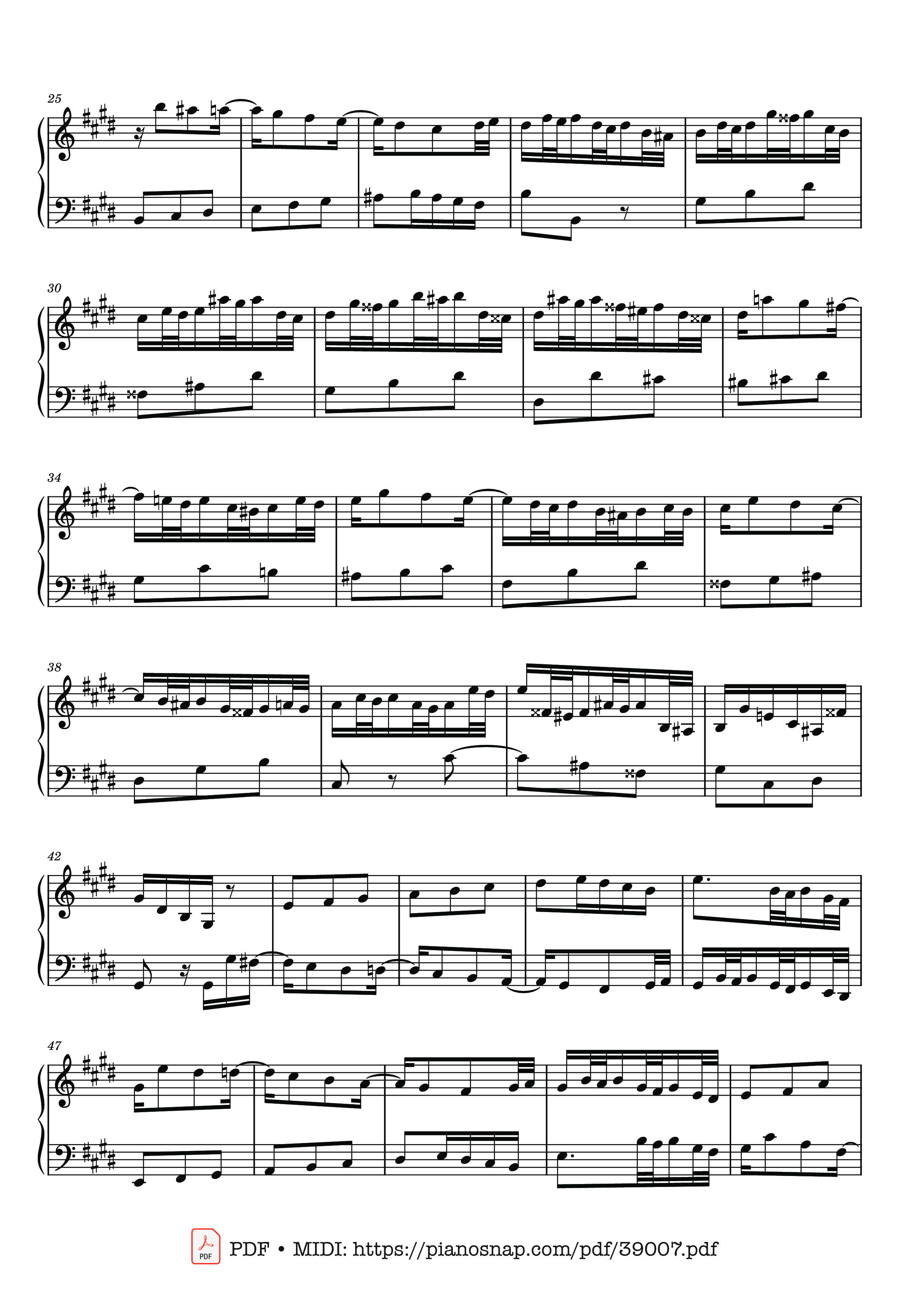 Trang 2 của Sheet nhạc PDF bài hát Invention No. 6 in E Major, BWV 777 - Johann Sebastian Bach