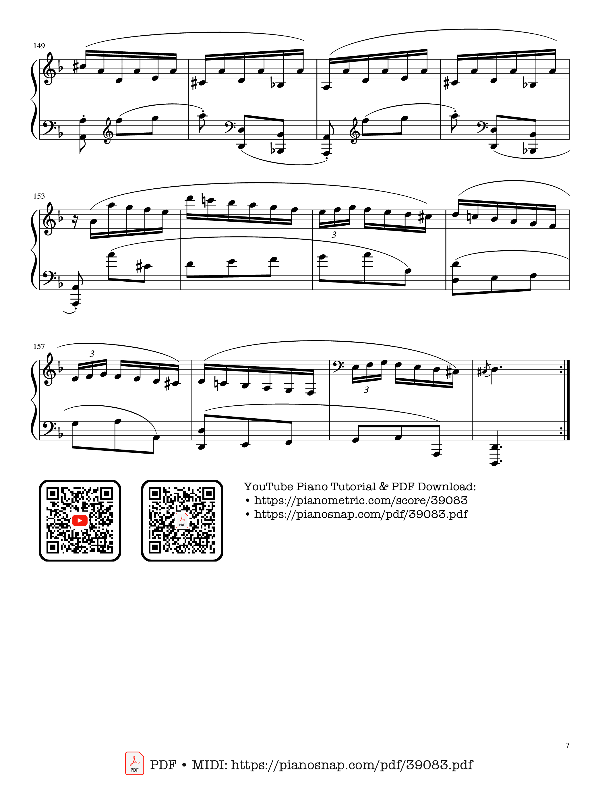Trang 7 của Sheet nhạc PDF Piano bài hát Sonata in D minor, K.141, Domenico Scarlatti - Domenico Scarlatti
