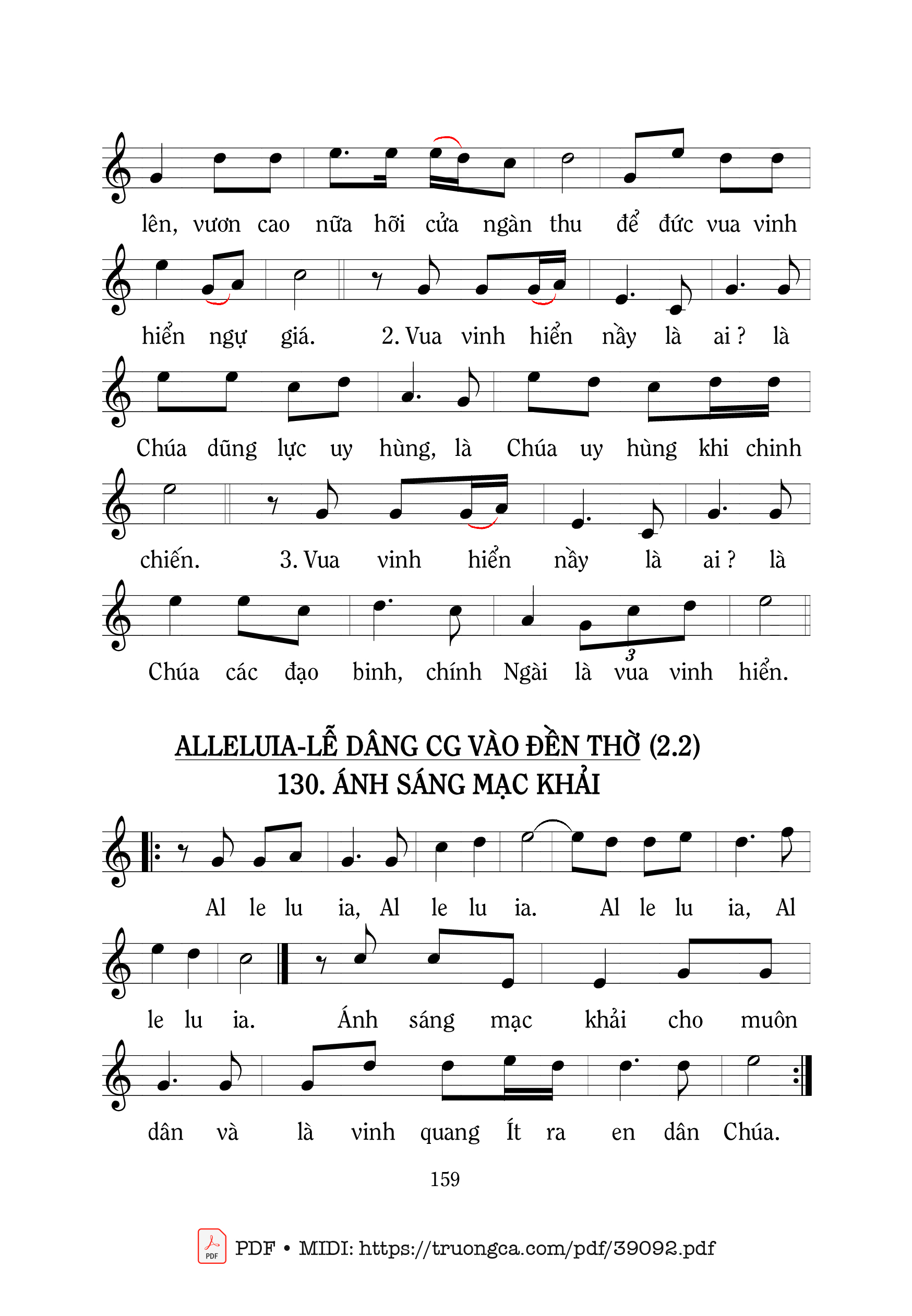 Trang 2 của Sheet nhạc PDF bài hát Thánh Vịnh 116, Hãy Đi Rao Giảng - Mi Trầm