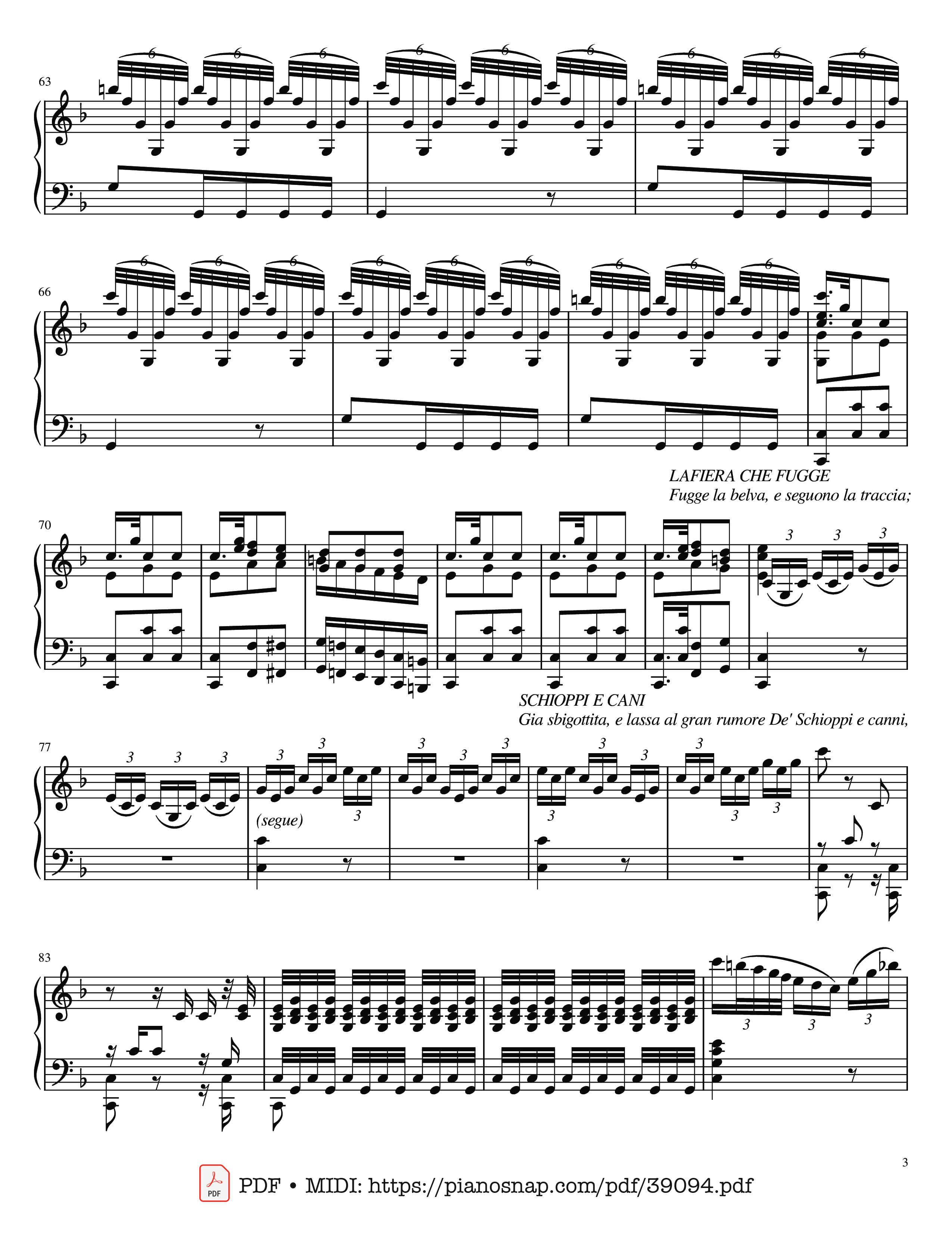 Trang 3 của Sheet nhạc PDF bài hát The Four Seasons - L