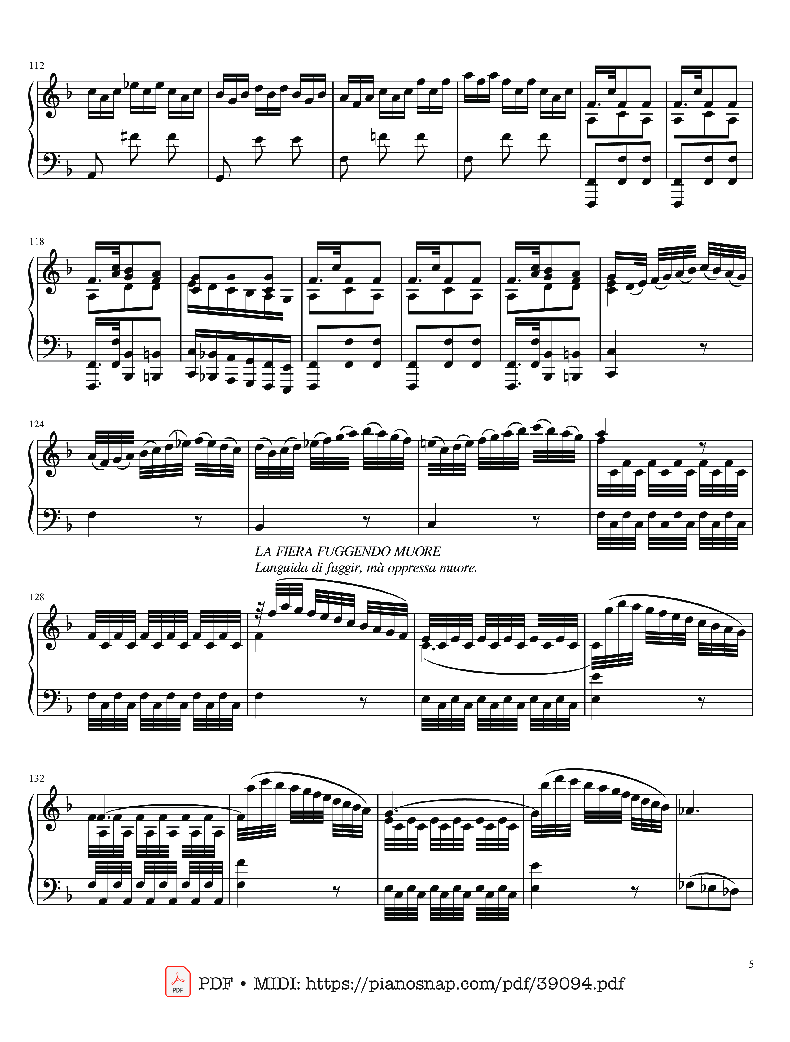 Trang 5 của Sheet nhạc PDF bài hát The Four Seasons - L
