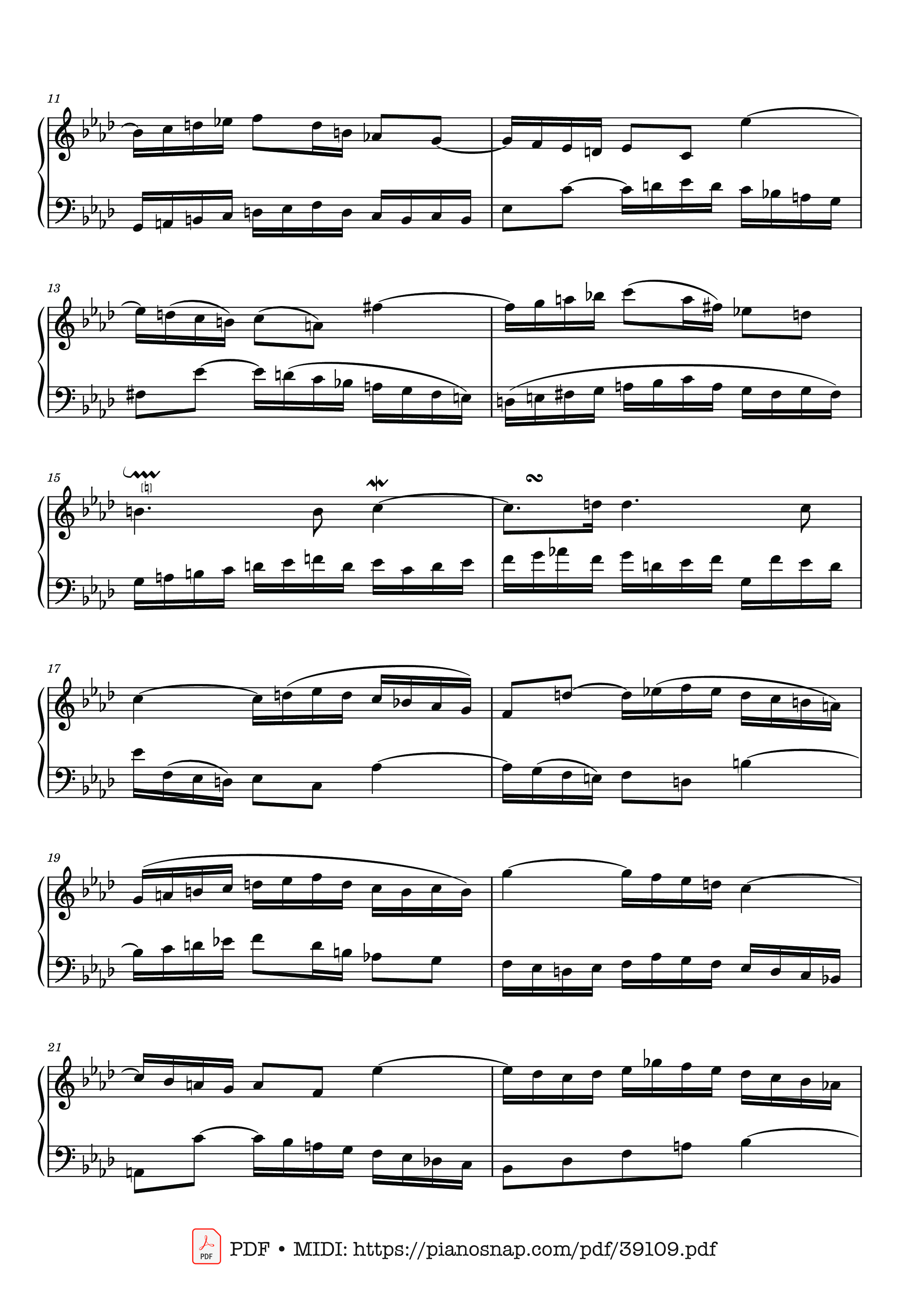 Trang 2 của Sheet nhạc PDF bài hát Invention 9 in F Minor, BWV 780 - Johann Sebastian Bach