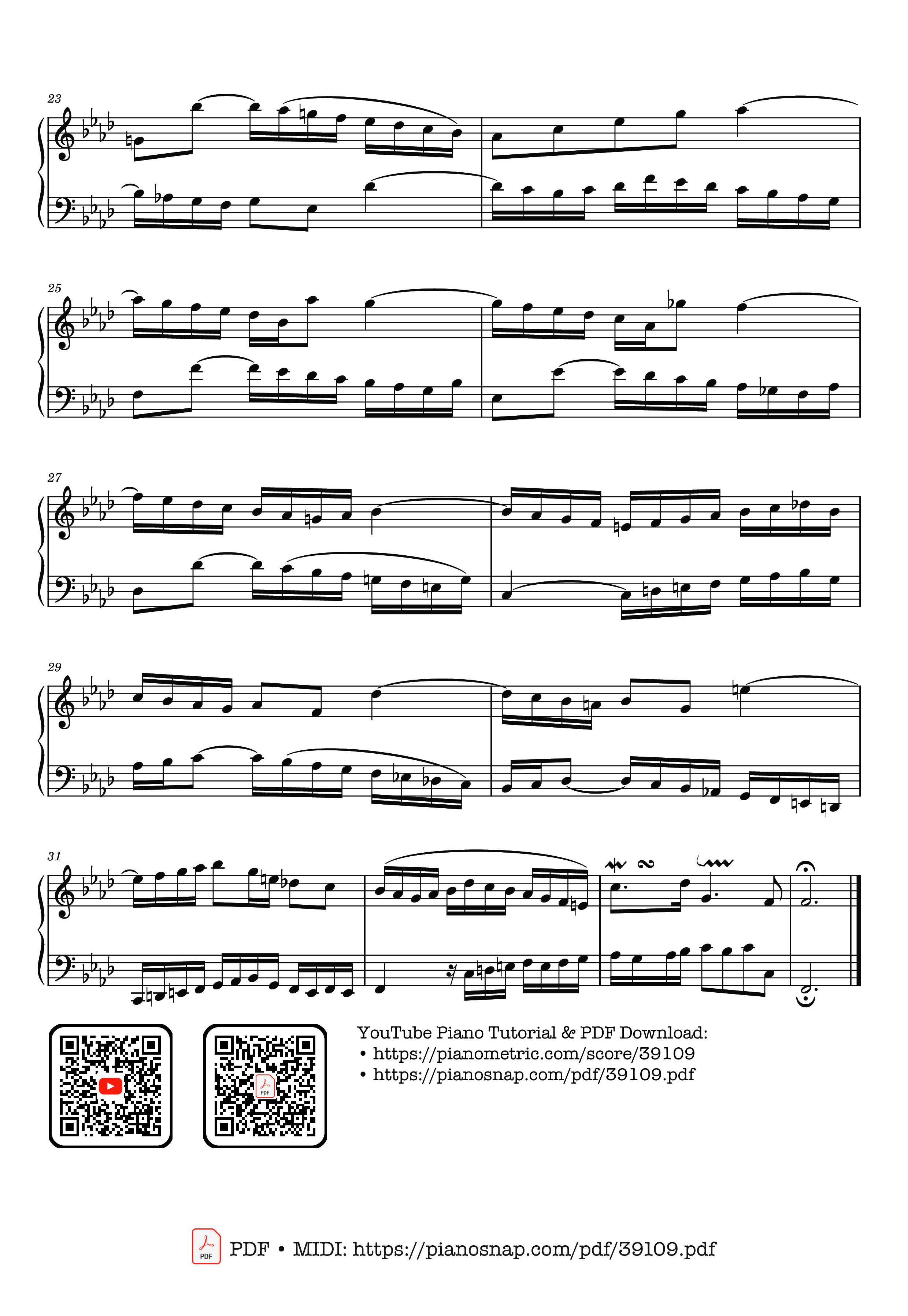 Trang 3 của Sheet nhạc PDF bài hát Invention 9 in F Minor, BWV 780 - Johann Sebastian Bach