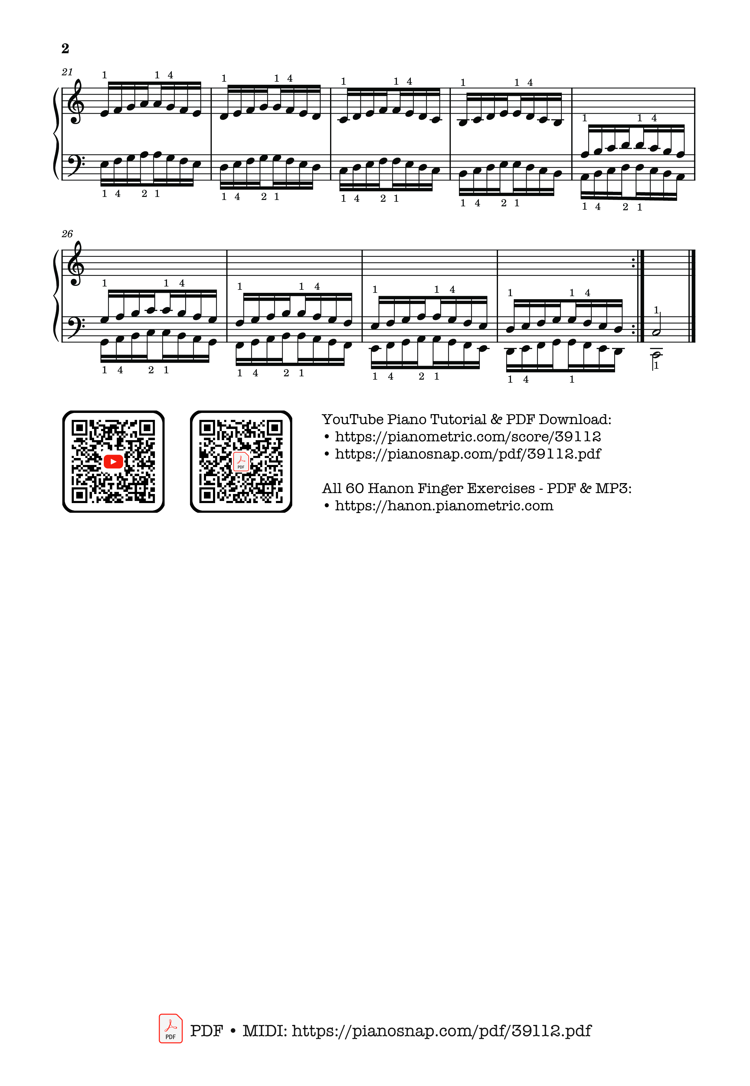 Trang 2 của Sheet nhạc PDF Piano bài hát Hanon - The Virtuoso Pianist No. 34 - Charles-Louis Hanon