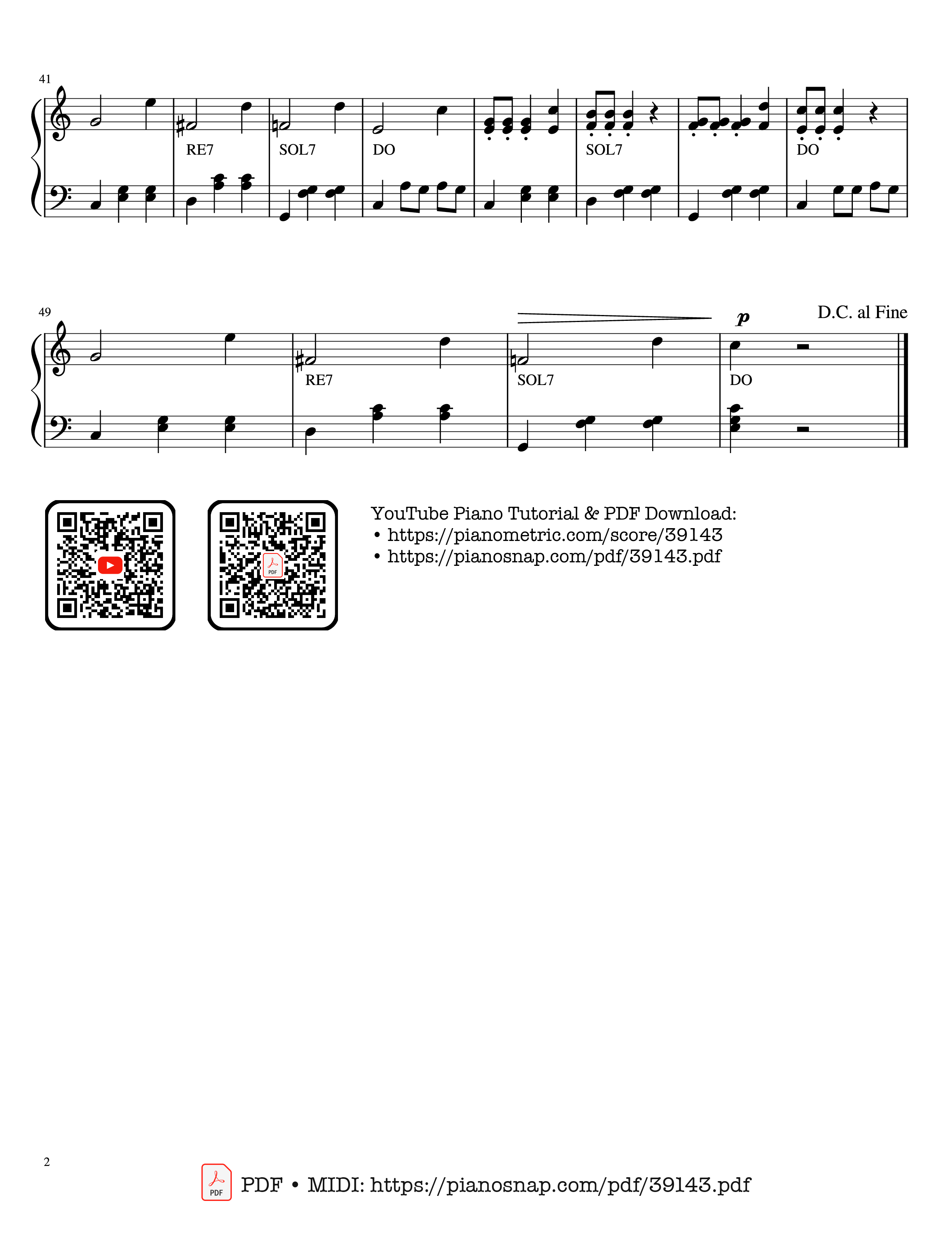 Trang 2 của Sheet nhạc PDF bài hát La Violette - Op. 99 No. 1 - Louis Streabbog