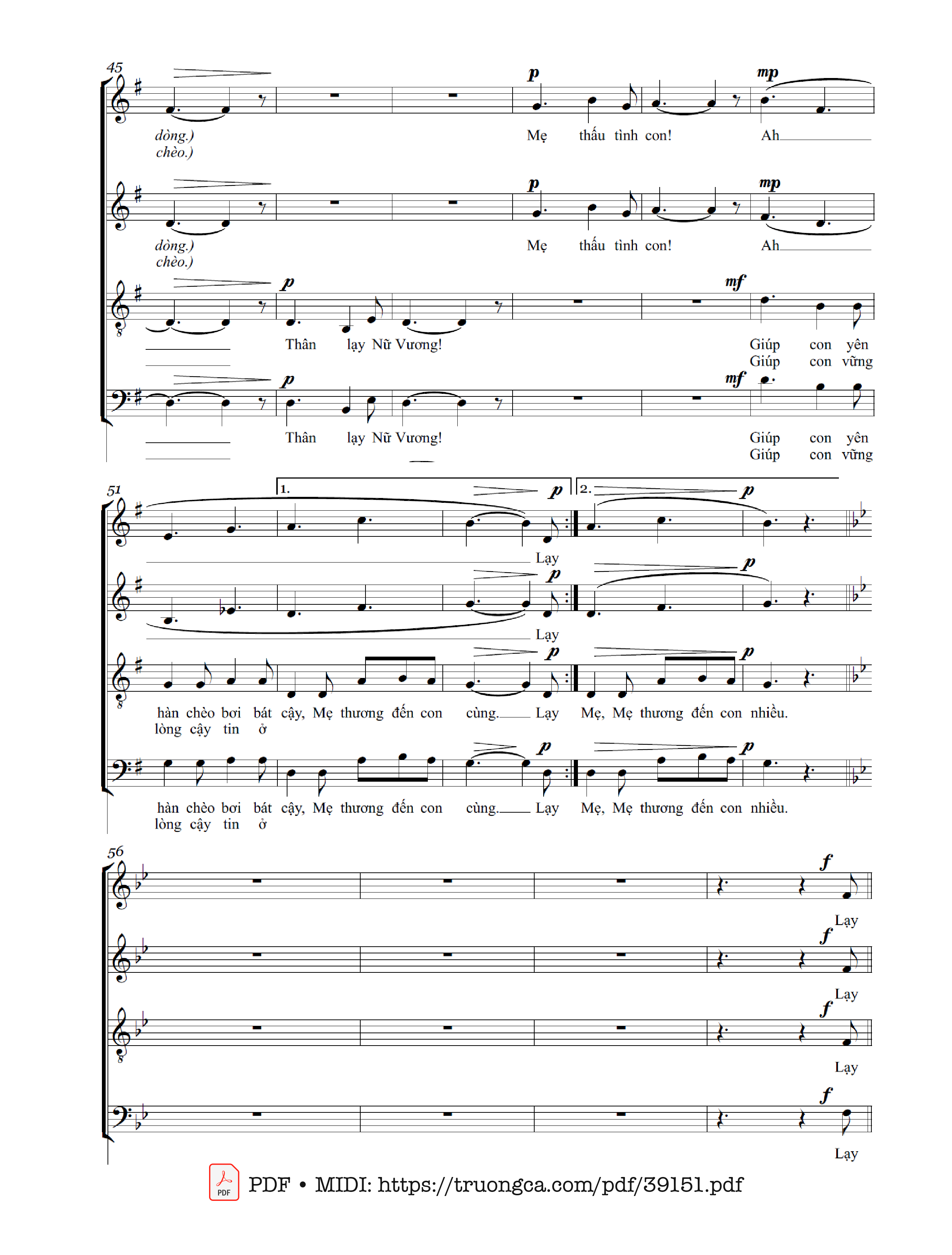 Trang 4 của Sheet nhạc PDF bài hát Sao biển - 4 bè (STAB) - Tâm Bảo