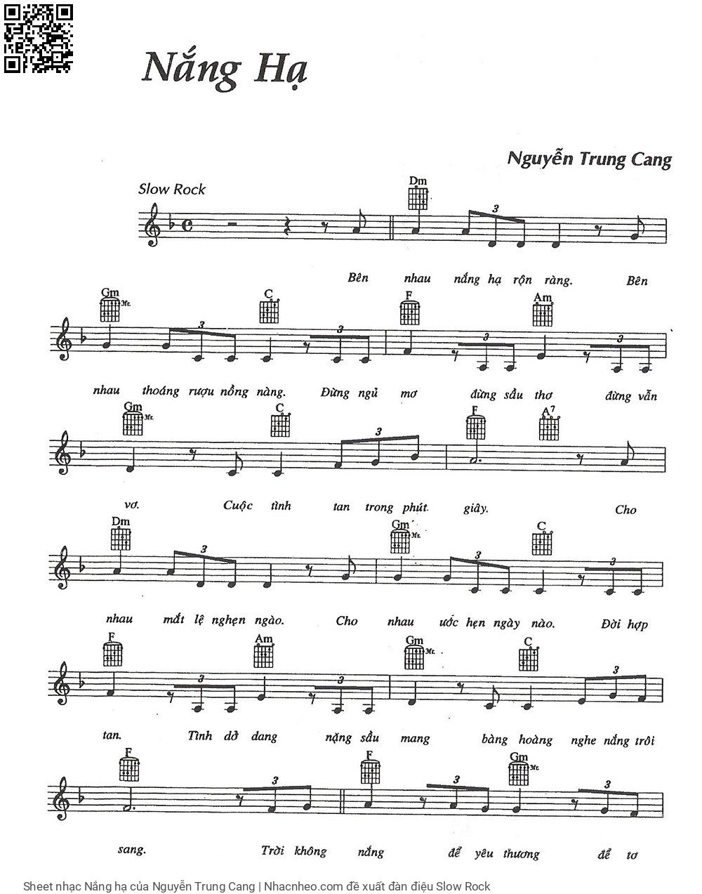 Nắng hạ - Nguyễn Trung Cang