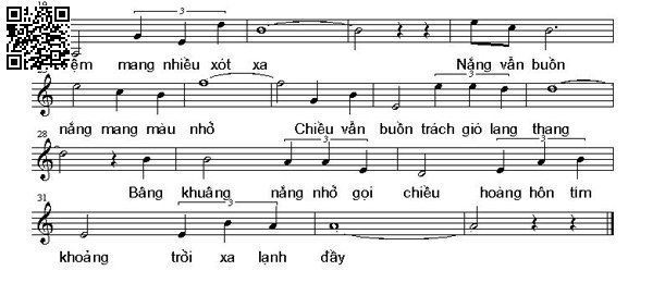 Trang 2 của Sheet nhạc PDF bài hát Nắng nhớ gọi chiều - Nhật Vũ, Tìm  trong bóng nắng hôm  nay. Rong chơi phố  lạ nắng gầy bưóc  chân Ưu  tư  nằm mãi đường  trần