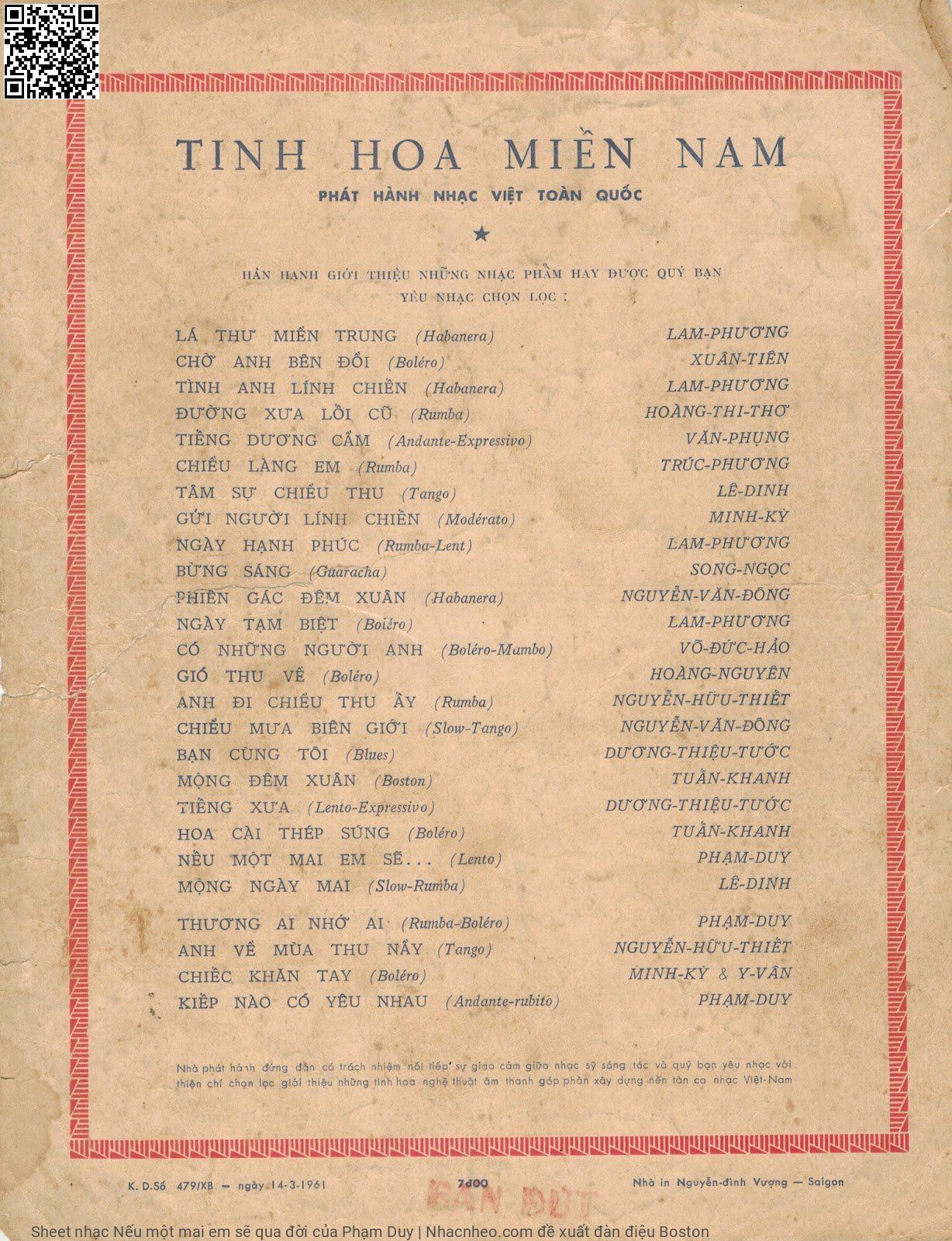 Trang 4 của Sheet nhạc PDF bài hát Nếu một mai em sẽ qua đời - Phạm Duy, 1. Nếu một  mai em sẽ qua  đời. Hoa phủ đầy  người Xe nhịp đằm  khơi xa  xôi