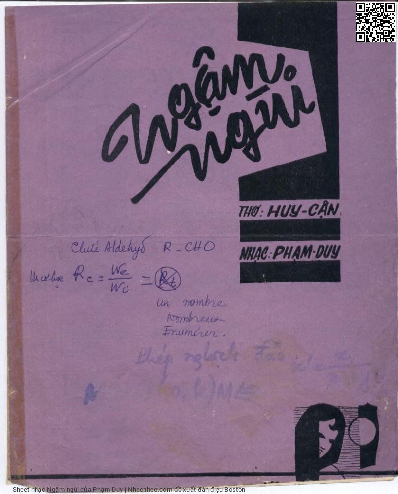 Trang 1 của Sheet nhạc PDF bài hát Ngậm ngùi - Phạm Duy, 1. Nắng  chia nửa bãi chiều  rồi. Vườn hoang trinh  nữ xếp đôi lá  rầu Sợi buồn con nhện giăng  mau