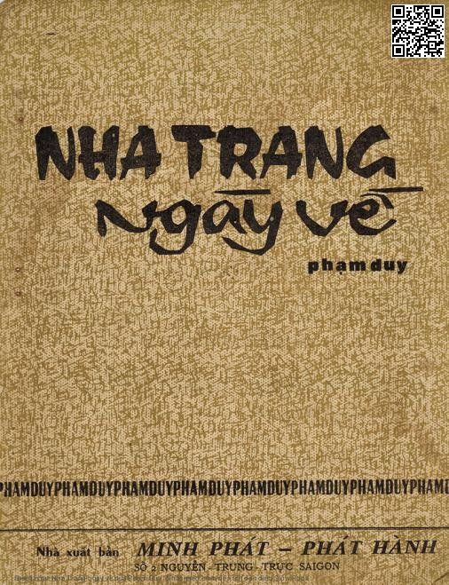 Sheet nhạc Nha Trang ngày về