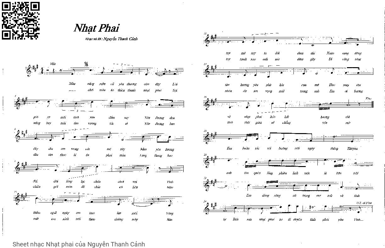 Nhạt phai - Nguyễn Thanh Cảnh