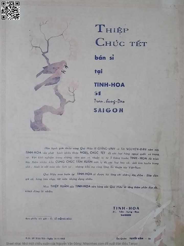 Trang 8 của Sheet nhạc PDF bài hát Nhớ một chiều xuân - Nguyễn Văn Đông, Chiều nay thấy hoa cười chợt nhớ một người. Chạnh lòng tôi  khơi bao niềm  nhớ