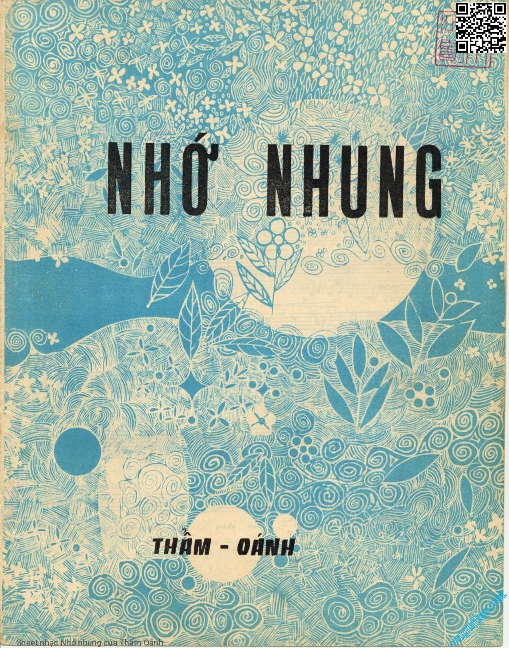 Trang 1 của Sheet nhạc PDF bài hát Nhớ nhung - Thẩm Oánh, Nhớ  nhung  nhớ  nhung ngập  trời. Buồn  vương khắp  nơi  gió trăng lạc  lối Nhớ  nhung  sắt  se lòng  quá