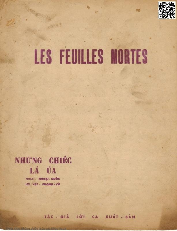 Những chiếc lá úa