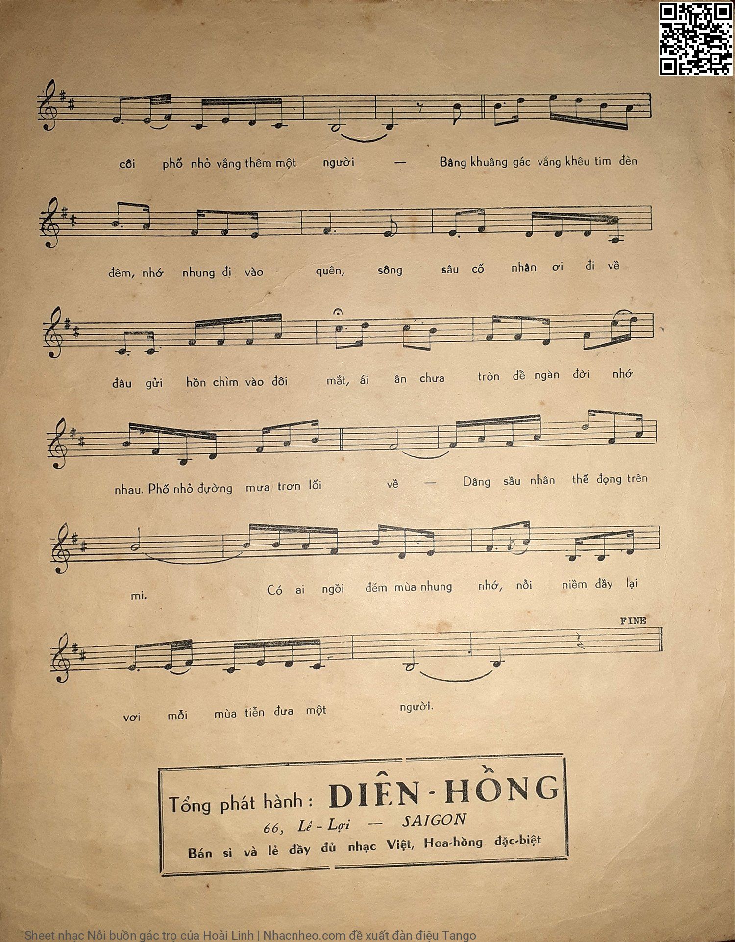 Trang 3 của Sheet nhạc PDF bài hát Nỗi buồn gác trọ - Hoài Linh, 1. Gác lạnh về khuya cơn gió  lùa. Trăng gầy nghiêng bóng cài song  thưa Nhớ ai mà ánh đèn hiu  hắt