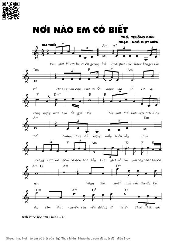 Nơi nào em có biết