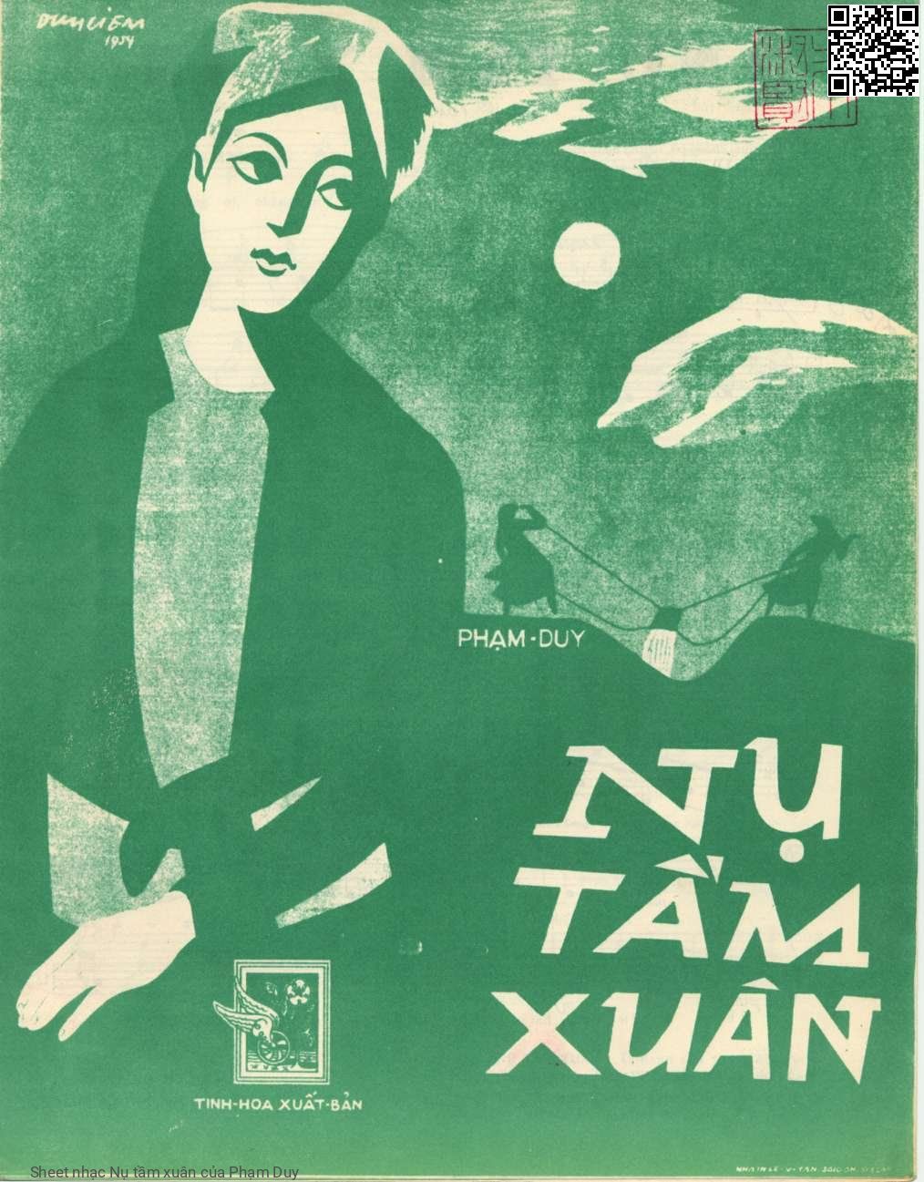 Trang 1 của Sheet nhạc PDF bài hát Nụ tầm xuân - Phạm Duy, Trèo  lên, lên trèo lên. Trèo  lên, lên trèo  lên Lên cây  bưởi  hái  hoa