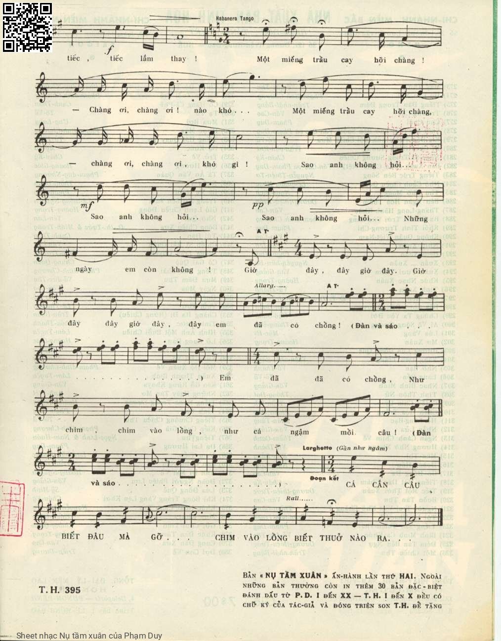 Trang 3 của Sheet nhạc PDF bài hát Nụ tầm xuân - Phạm Duy, Trèo  lên, lên trèo lên. Trèo  lên, lên trèo  lên Lên cây  bưởi  hái  hoa