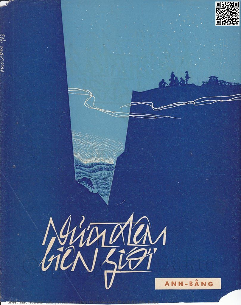 Trang 1 của Sheet nhạc PDF bài hát Nửa đêm biên giới - Anh Bằng, 1. Mẹ  ơi biên cương giờ đây trời  không mưa nhưng nhiều  mây