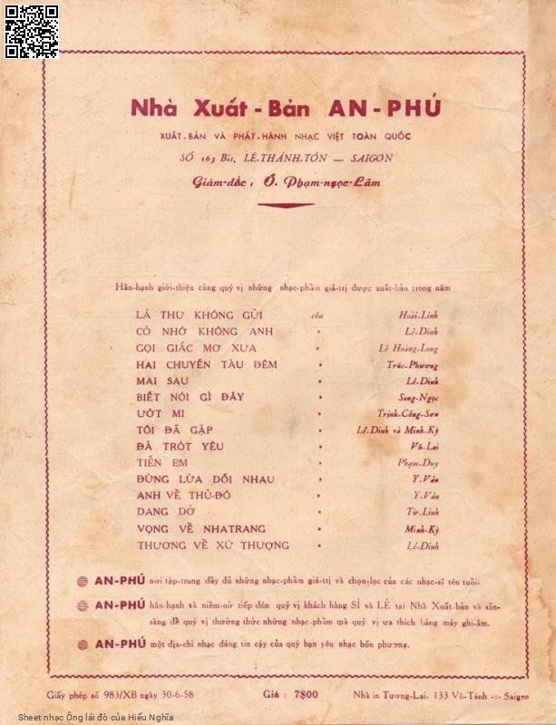 Trang 4 của Sheet nhạc PDF bài hát Ông lái đò - Hiếu Nghĩa, Ngâm thơ:.  Tôi đã gặp một chiều trên bến nước