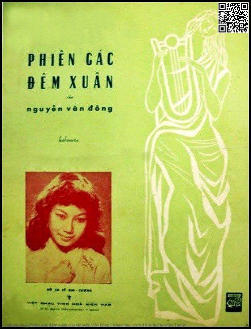 Trang 1 của Sheet nhạc PDF bài hát Phiên gác đêm xuân - Nguyễn Văn Đông, 1. Đón giao thừa một phiên gác  đêm. Chào xuân đến súng xa vang  rền Xác hoa tàn rơi trên báng  súng