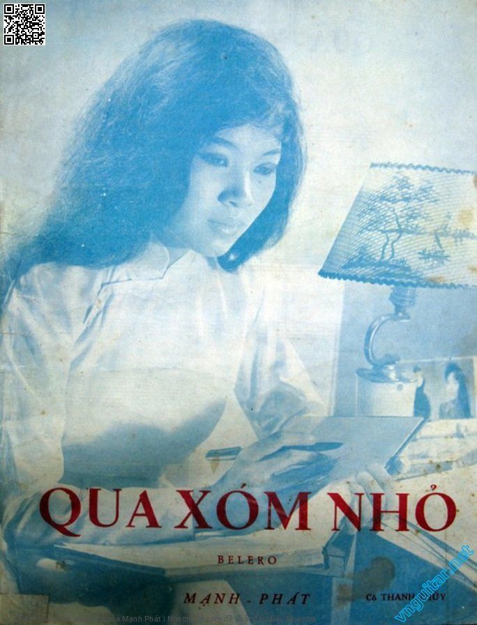 Trang 1 của Sheet nhạc PDF bài hát Qua xóm nhỏ - Mạnh Phát, 1. Rồi  chiều nào anh qua xóm vắng. Đã mấy mùa trăng anh cách  xa mấy lần nghe tim thiết  tha