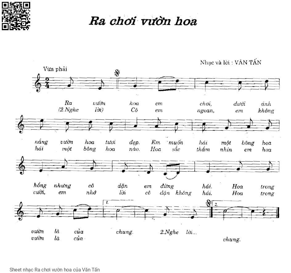 Ra chơi vườn hoa