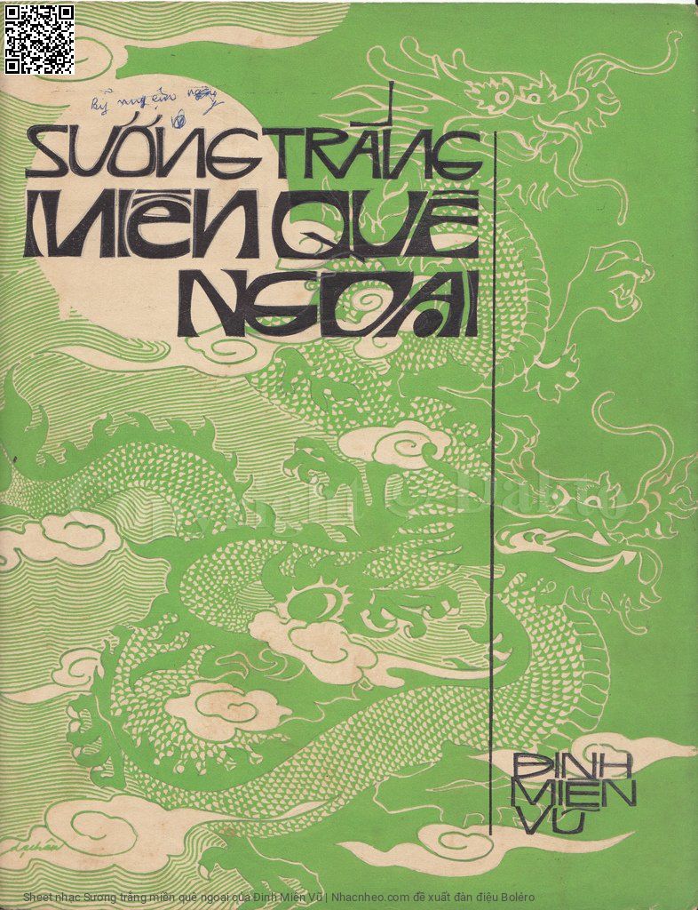 Trang 1 của Sheet nhạc PDF bài hát Sương trắng miền quê ngoại - Đinh Miên Vũ