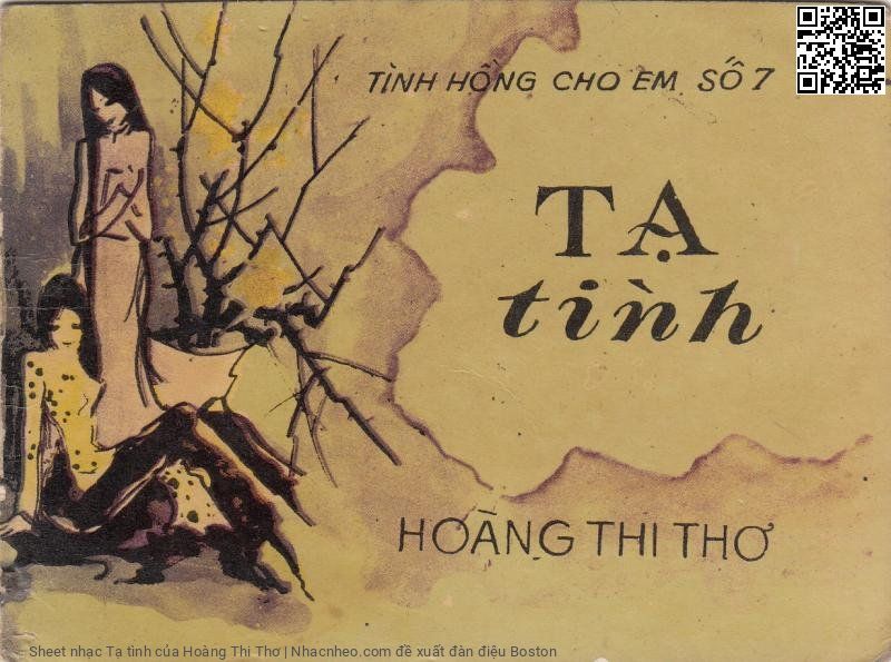 Trang 1 của Sheet nhạc PDF bài hát Tạ tình - Hoàng Thi Thơ, Từ kiếp  nào ta ngỡ bơ  vơ. Người ân tình sao nỡ xa  ta Từ kiếp  nào tình nỡ tình  sầu