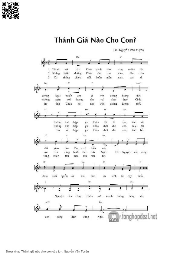 Thánh giá nào cho con