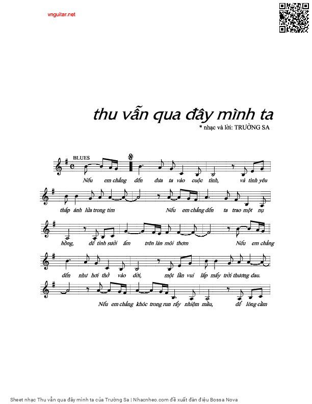 Thu vẫn qua đây mình ta